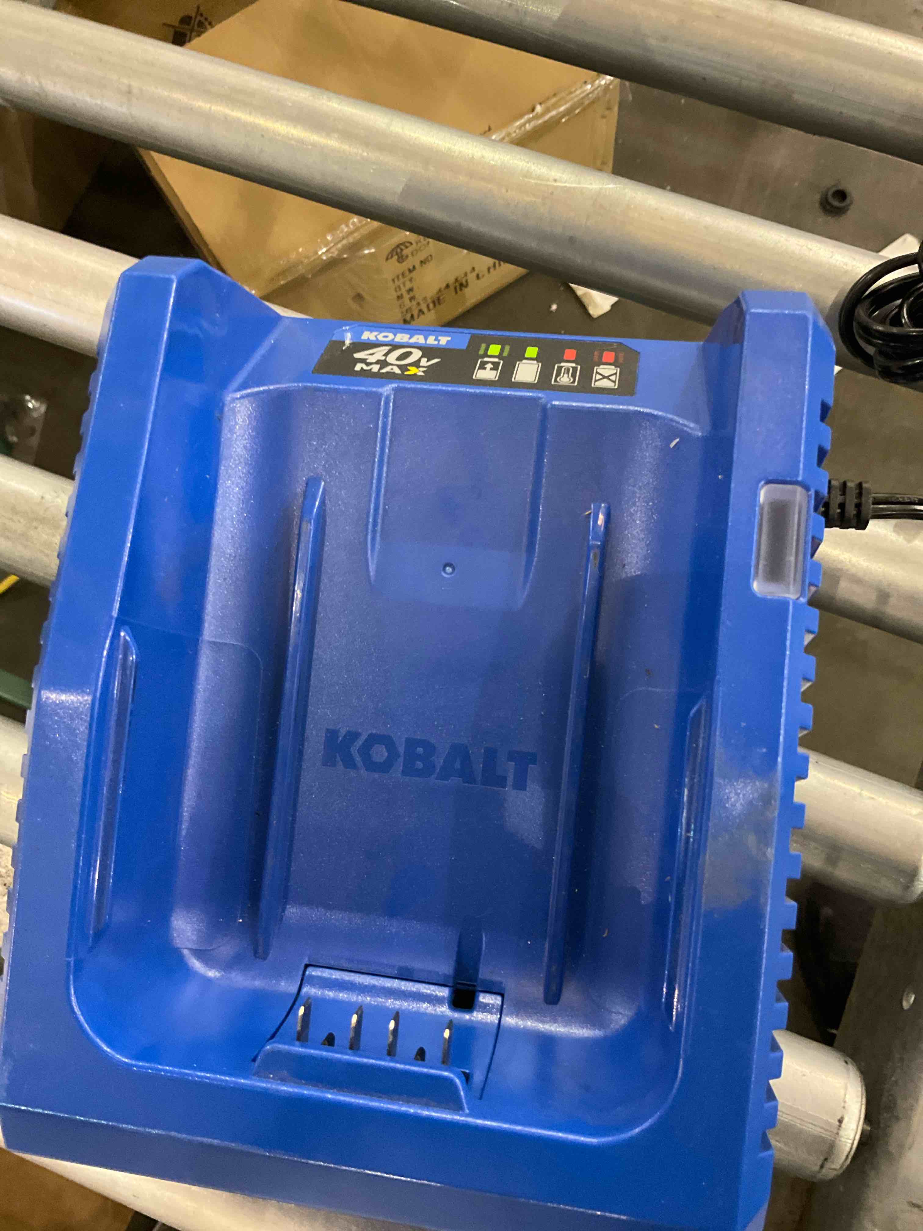 Kobalt 40-Volt Power Equipment Battery Rapid Quick Charger Gen3