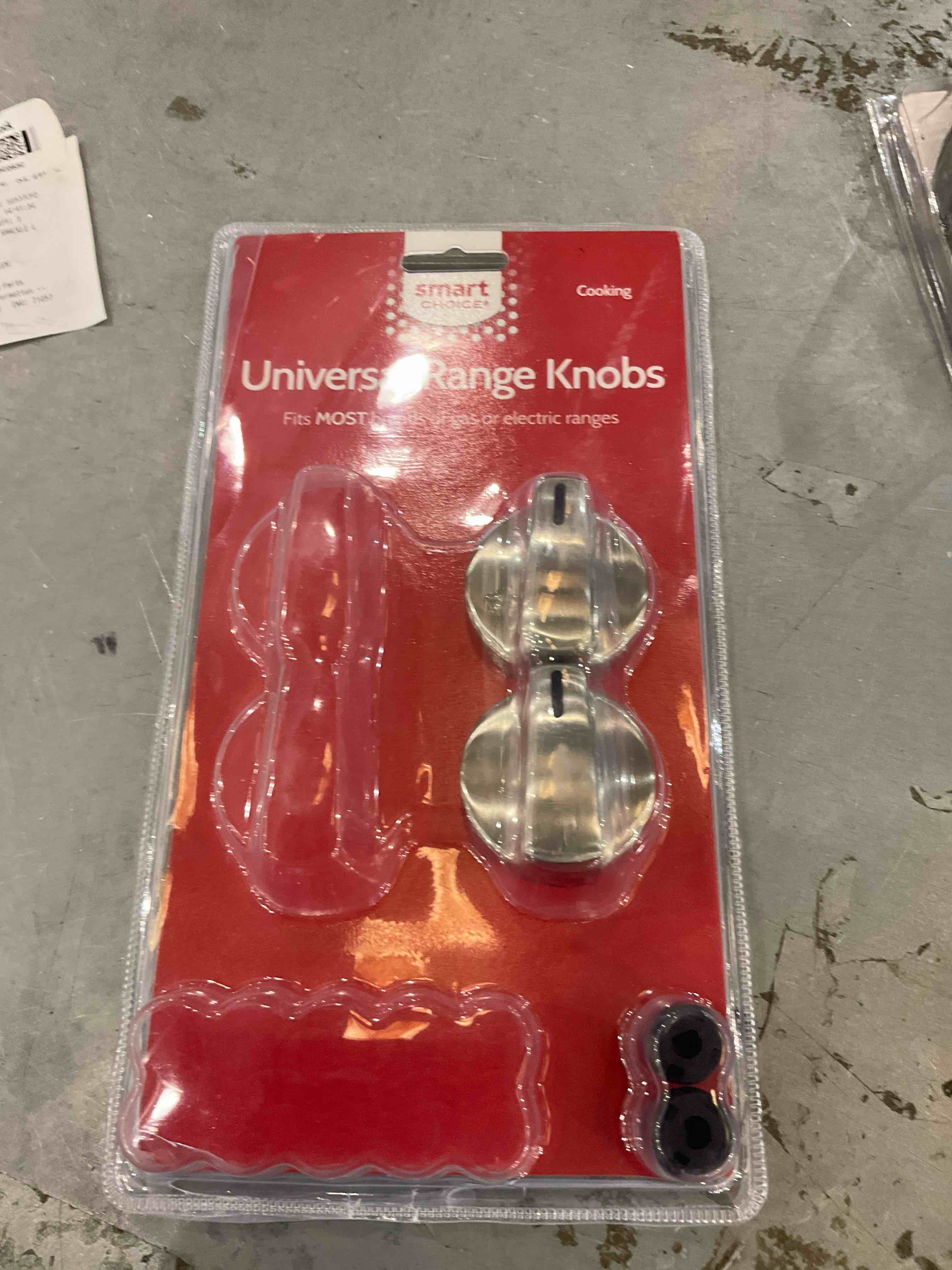 Smart Choice Range Knob Kit, Fits Most, Stainless Steel - KNOBKIT4S