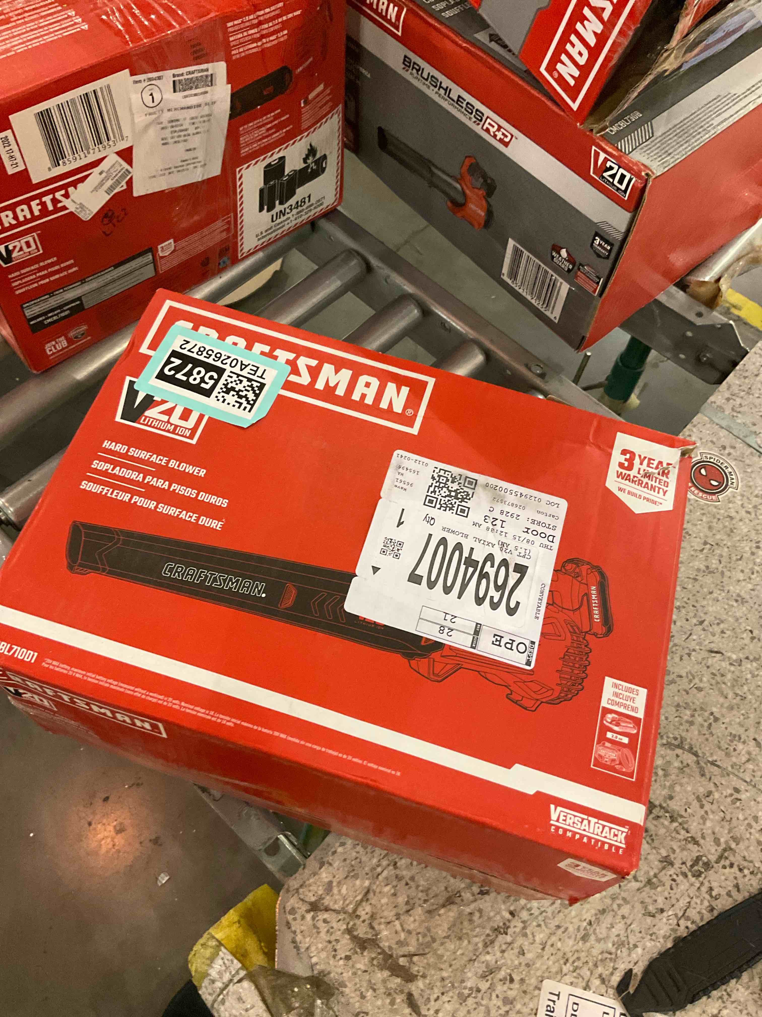 CRAFTSMAN 20V MAX Cordless Leaf Blower Kit with Battery & Charger Included (CMCBL710D1) Red