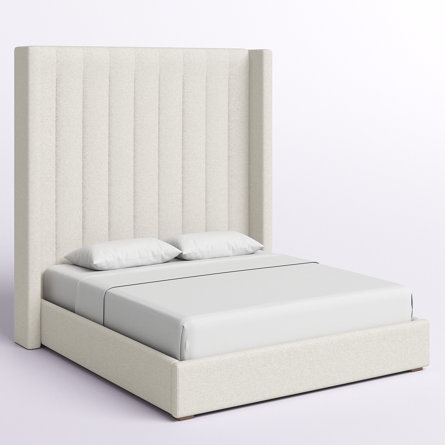 austine upholstersed low prolfile bed