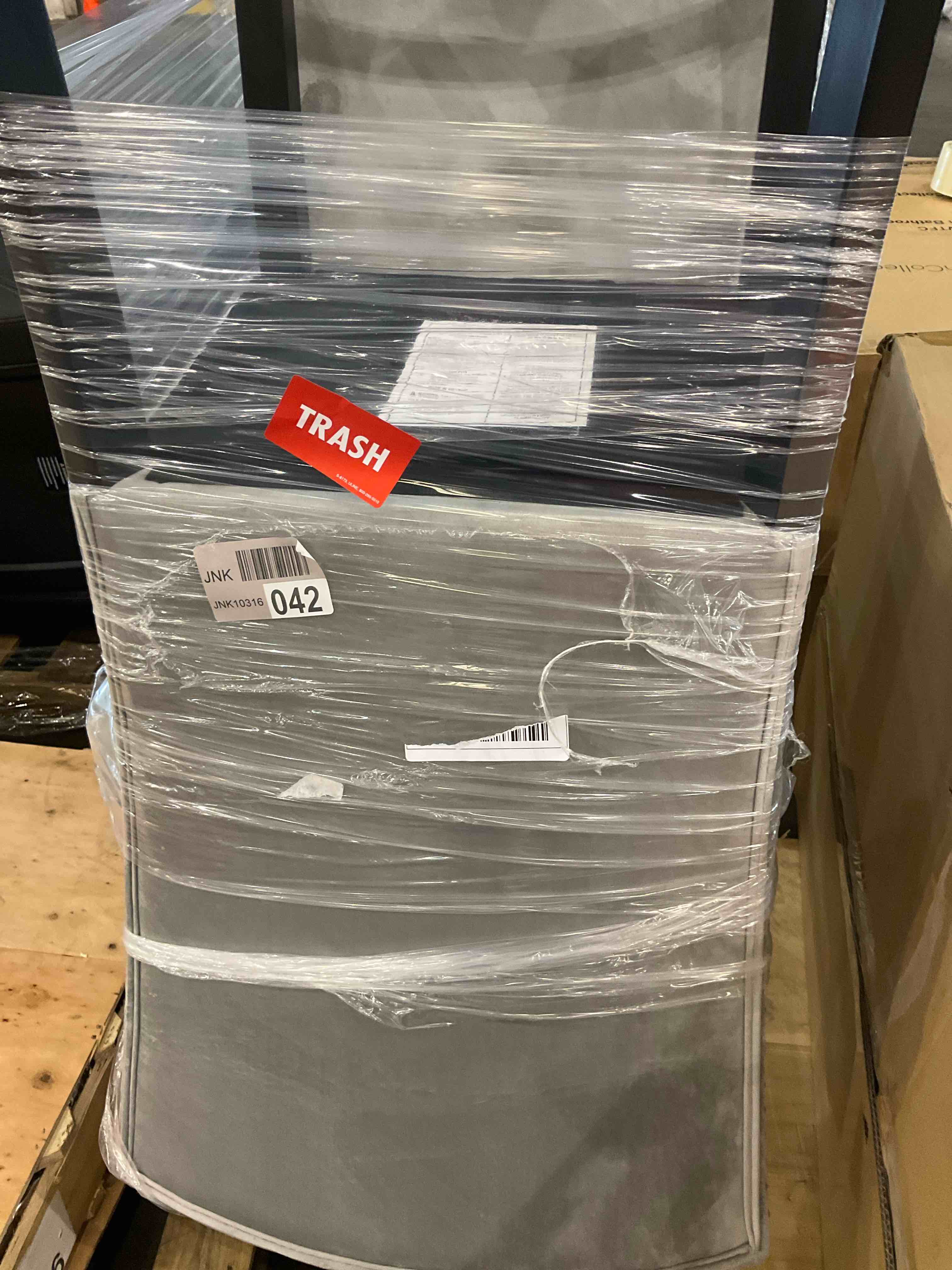 2 Gray Dining Chairs