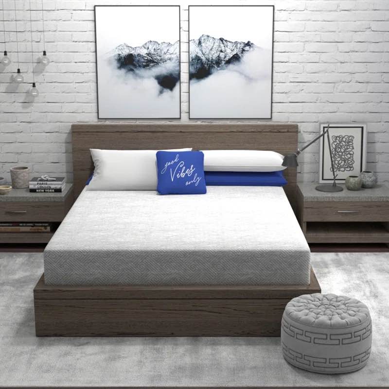  vive 10 inch medium firm memory foam mattress 