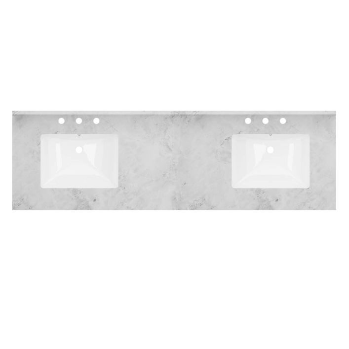 Onaline 72 double bathroom vanity top
