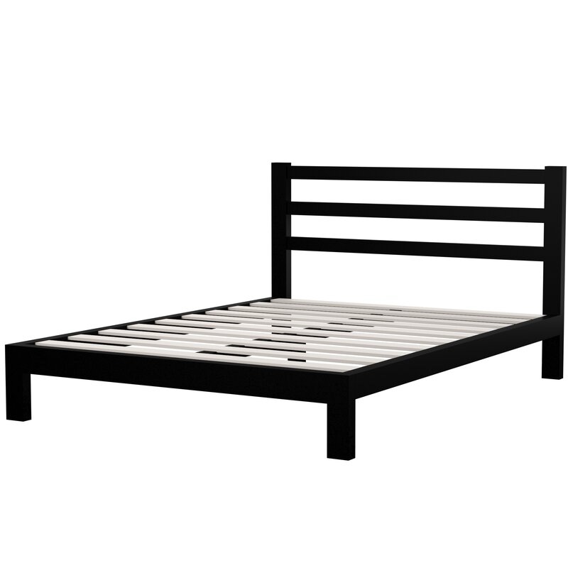 mcgovern  contemporarymodern metal platform bed