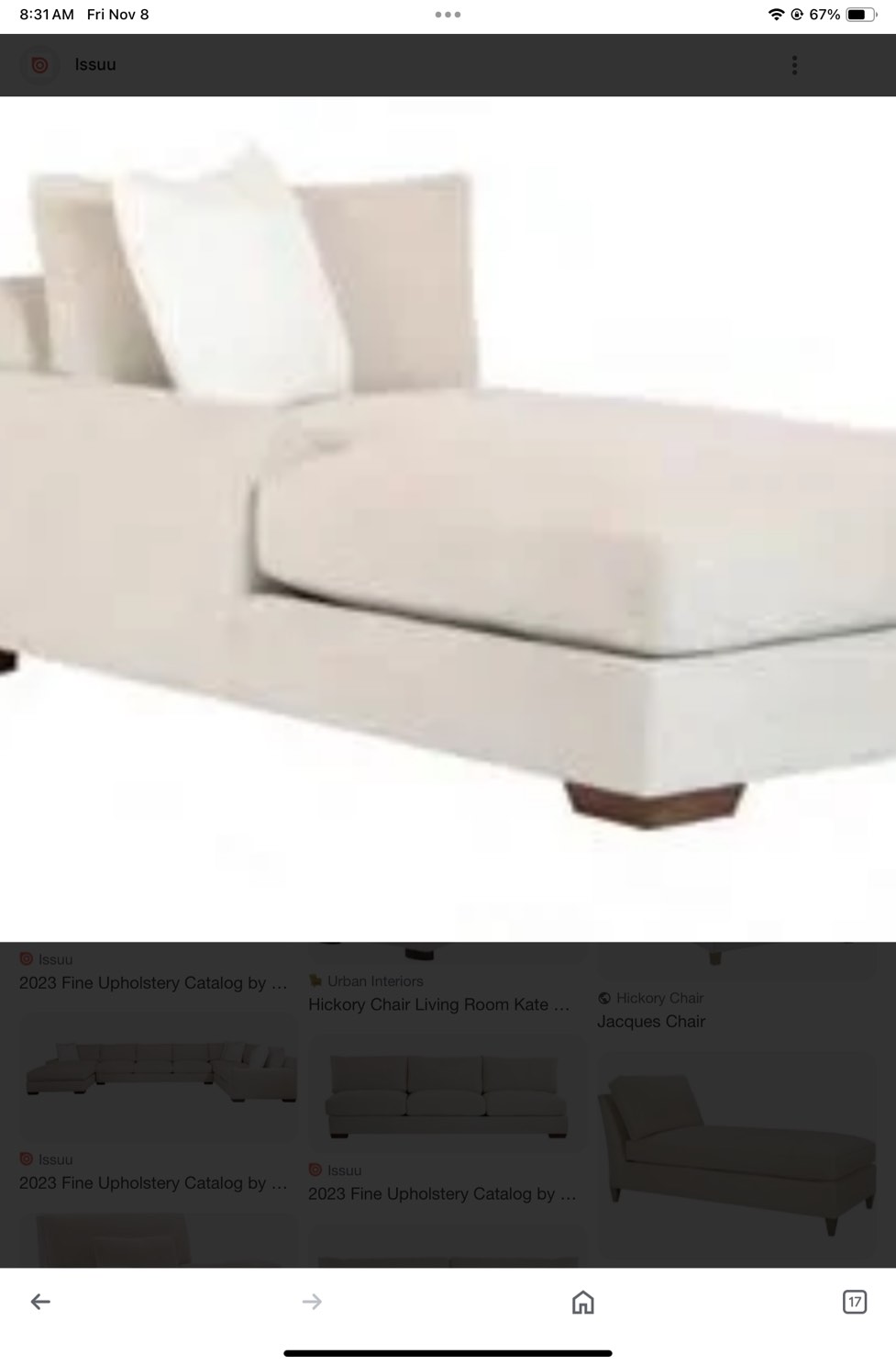 drivel 90”square arm sofa 