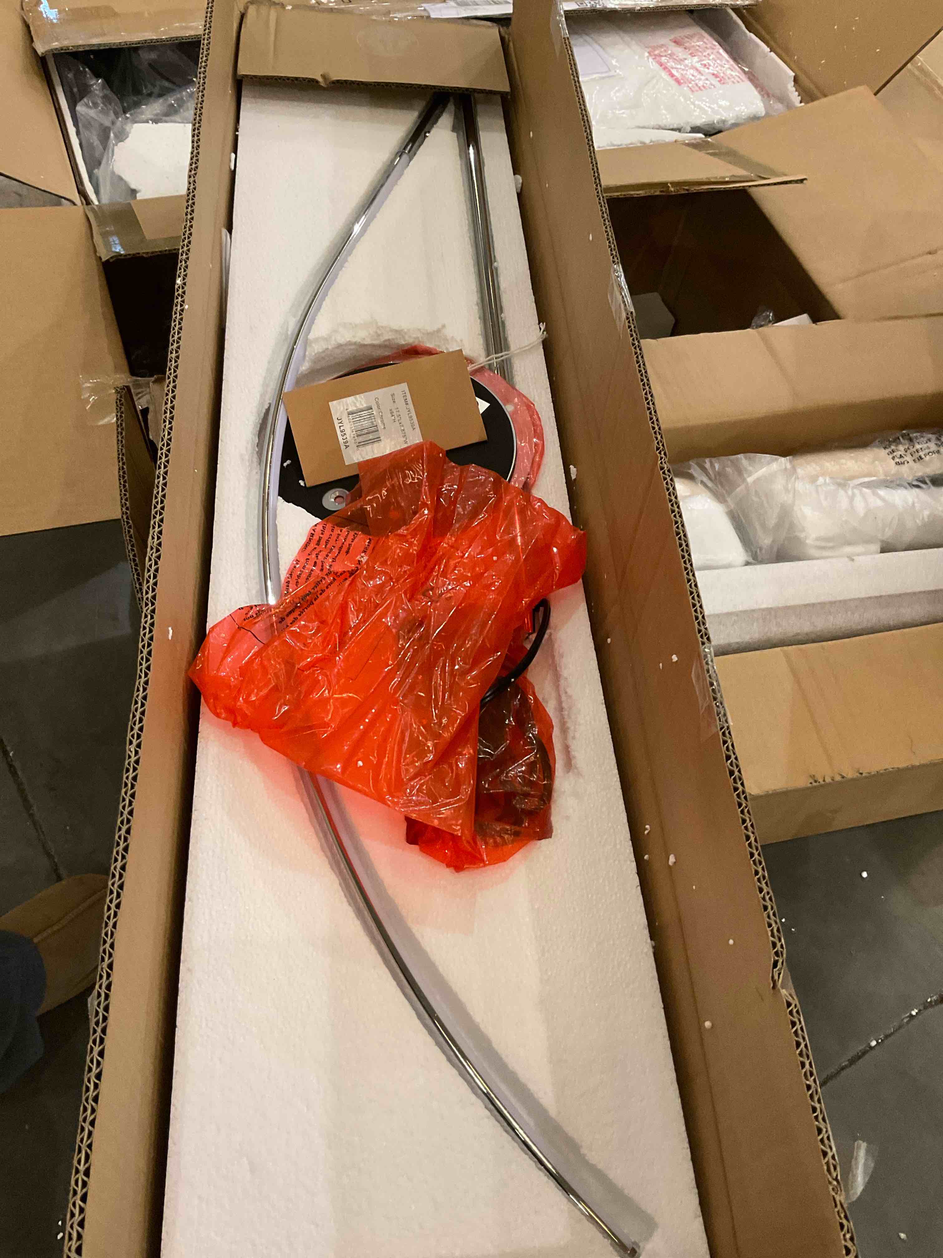 Ivy Bronx 64" LED Arched Floor Lamp