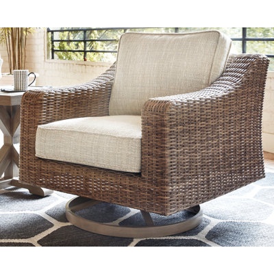 Rattan Wicker Patio Chair With Cushions