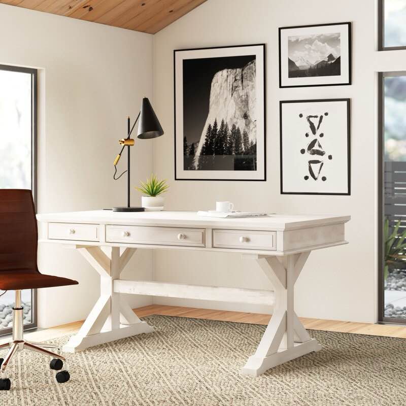 Brookstonval Solid Wood Desk