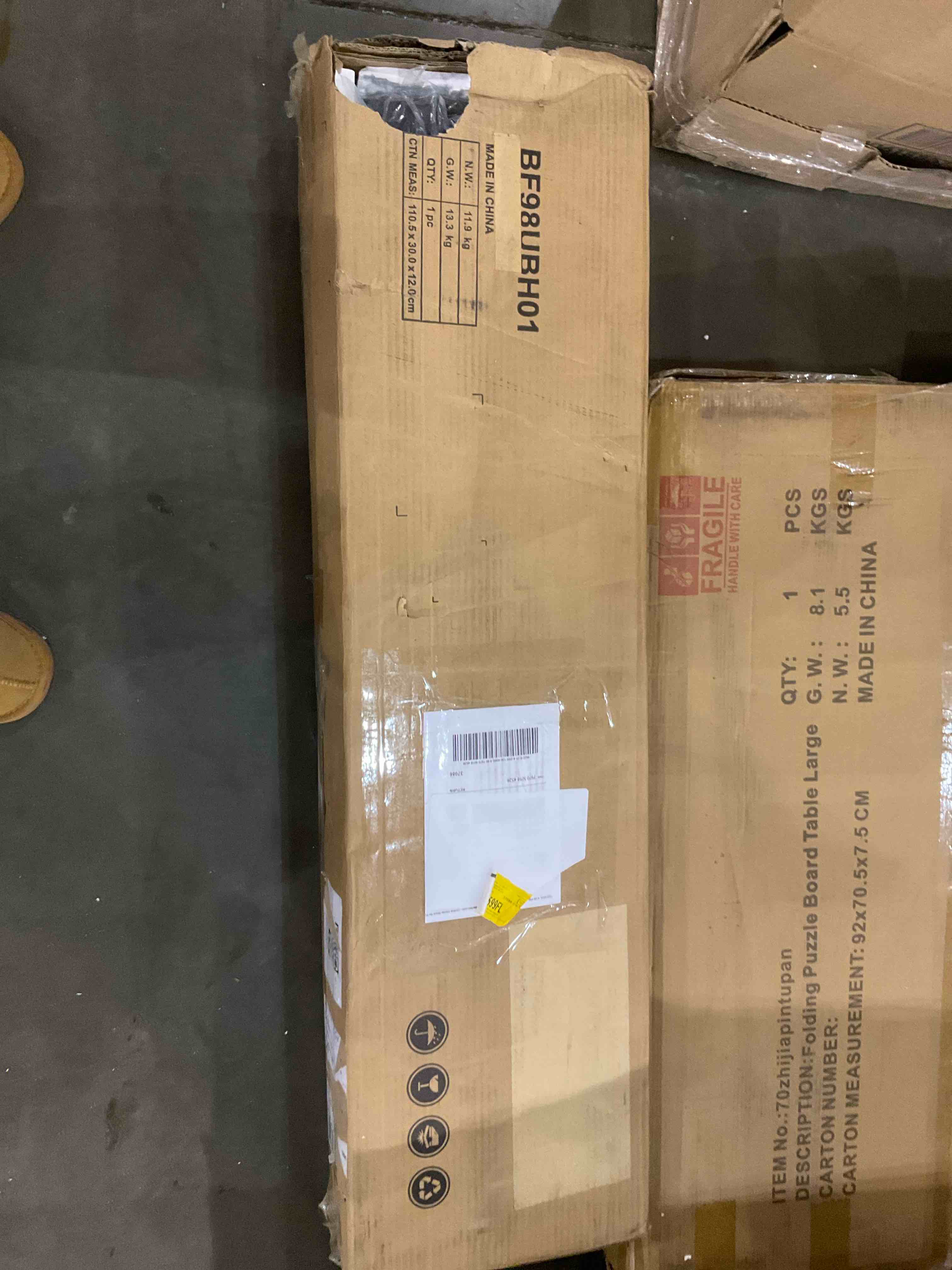 Morano 39.9"H Metal Headboard with Charging Station