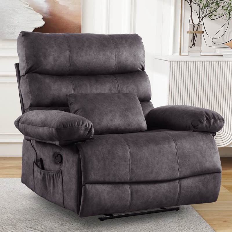 Aribelle 41.3" Wide Velvet Manual Standard Recliner