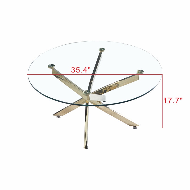 Ayala Cross Legs Coffee Table