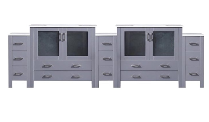 Karson 108” Double bathroom vanity