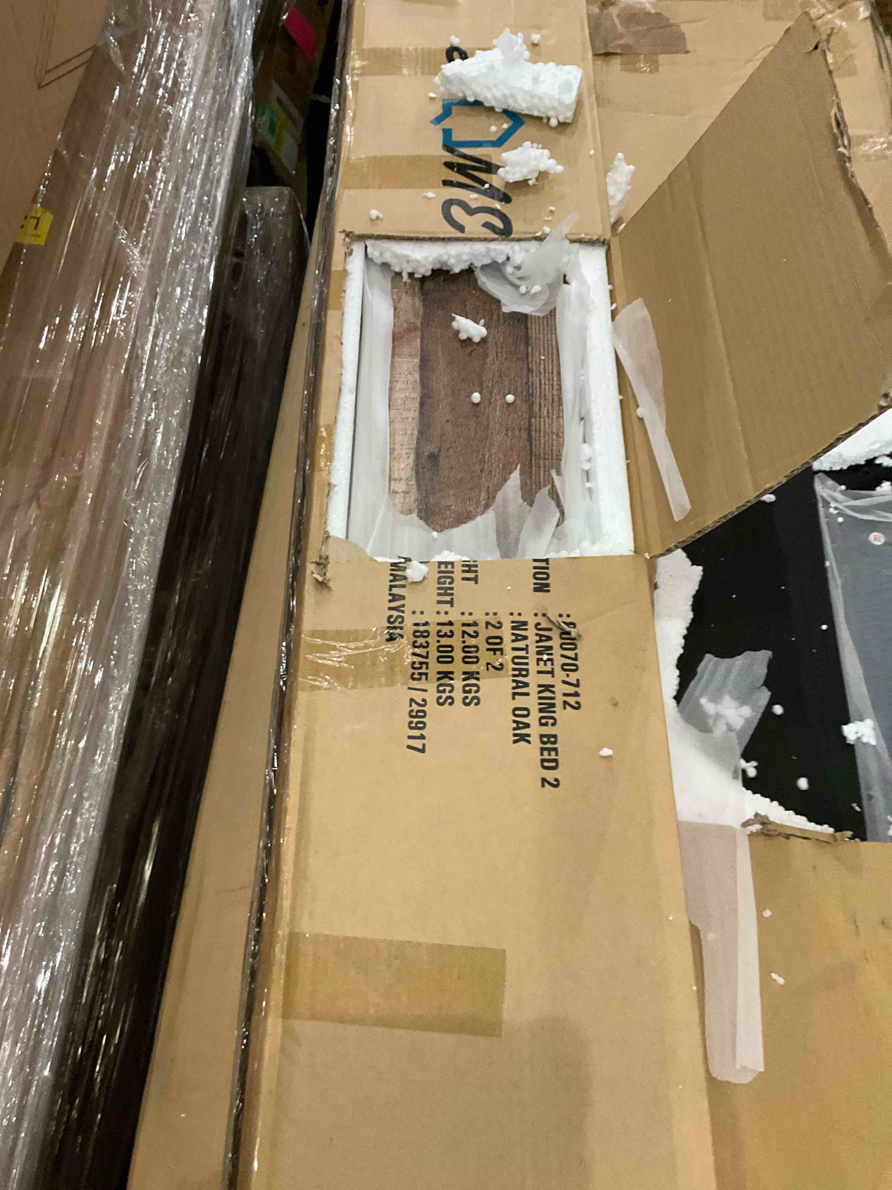 footboard and rails