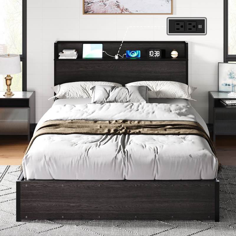 shila lift up bed with storage 