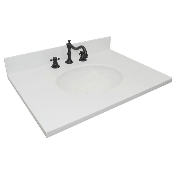 31quartz stone oval sink