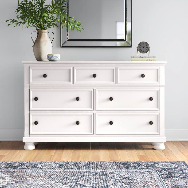 aurane 8 drawer 65.25 w double dresser 
