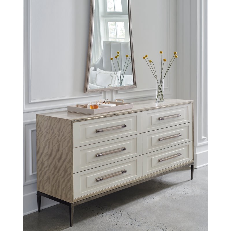 impressive 6 drawer dresser damaged 
