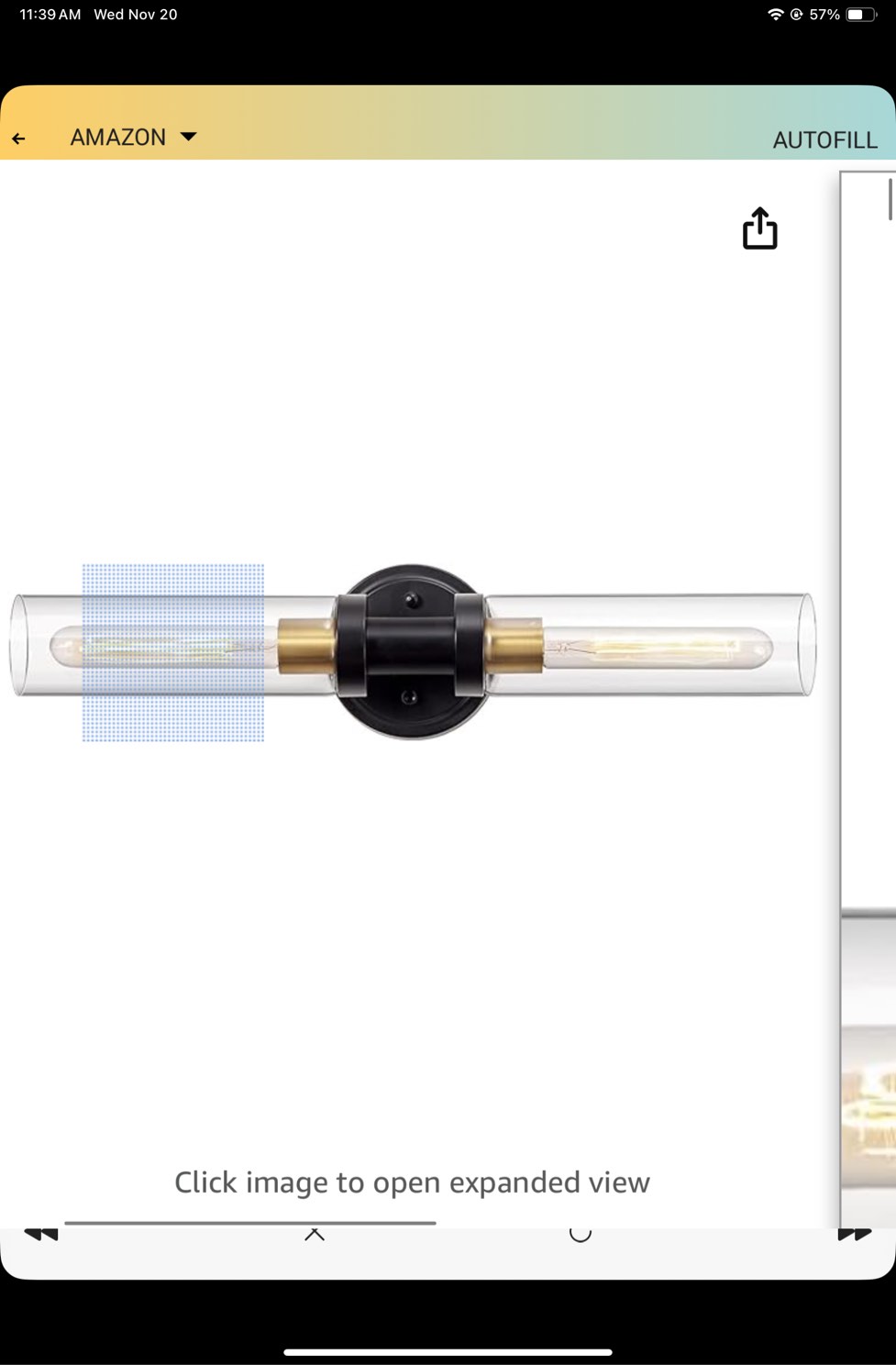 bathroom sconces Wall ighting brass E26 t10 bulbs