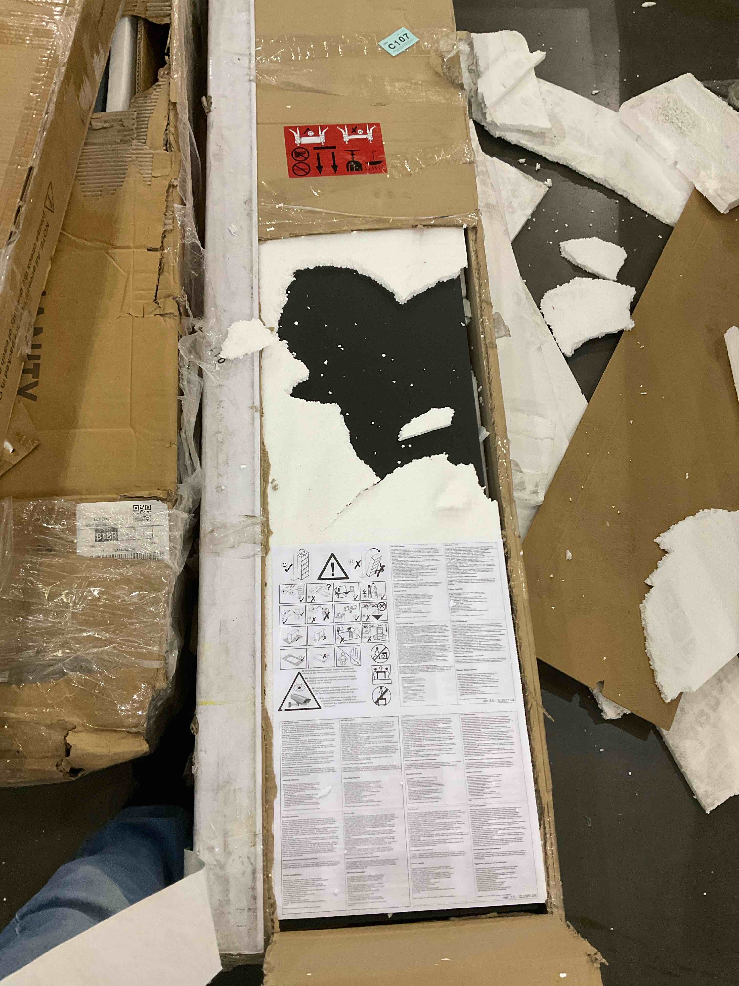 Delaine TV Stand for TVs up to 90" with Electric Fireplace Included