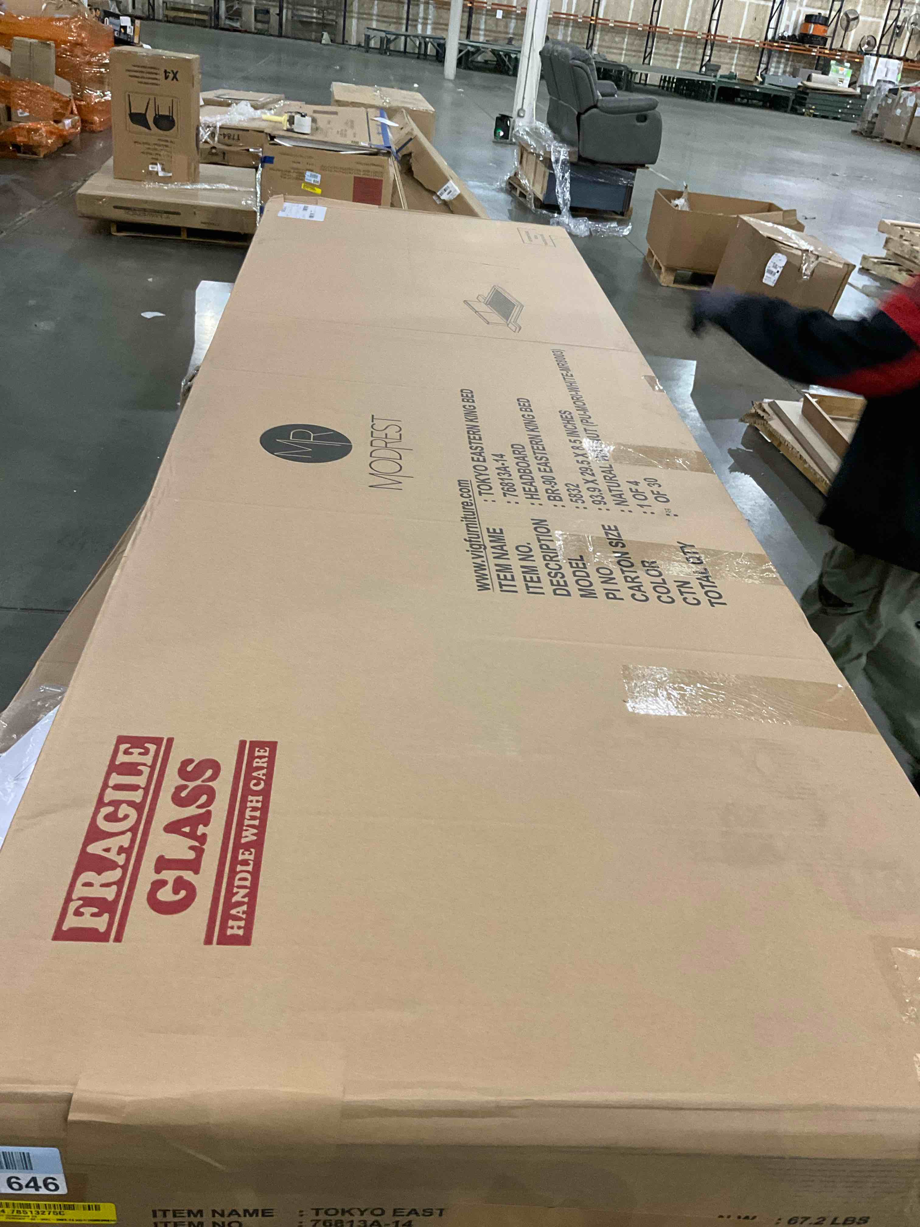 Andzela 1/4 Tokyo Headboard Ek