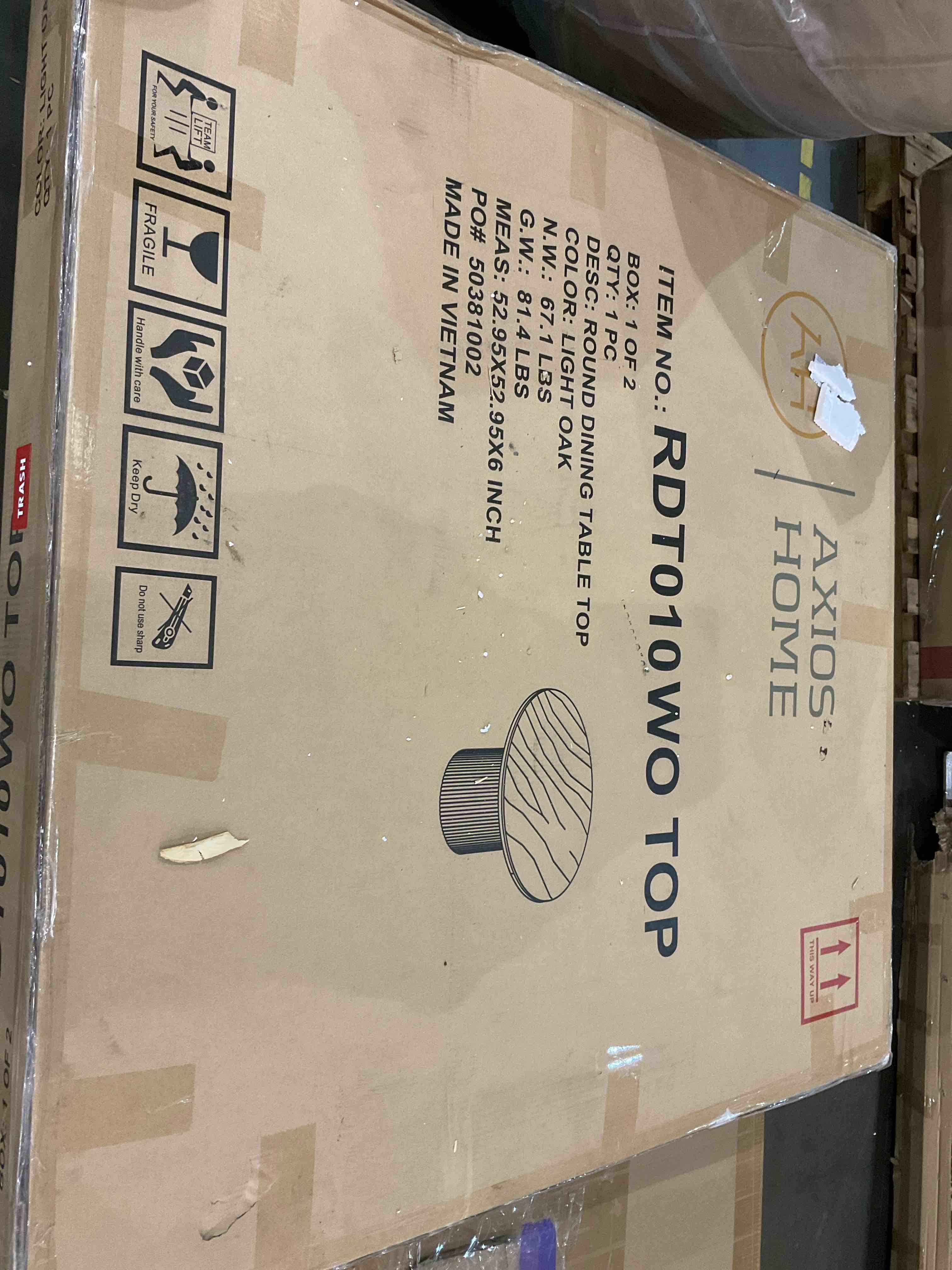 Dining Table top only