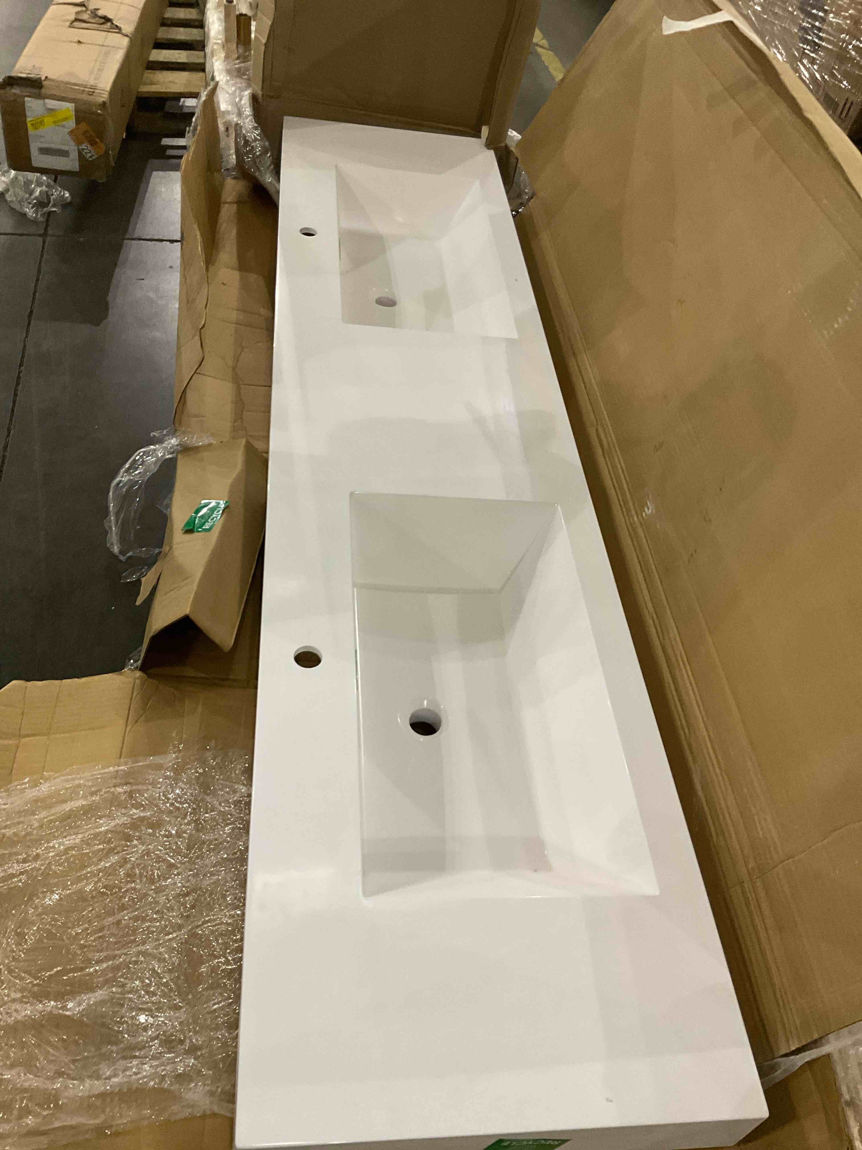 sink tabletop white