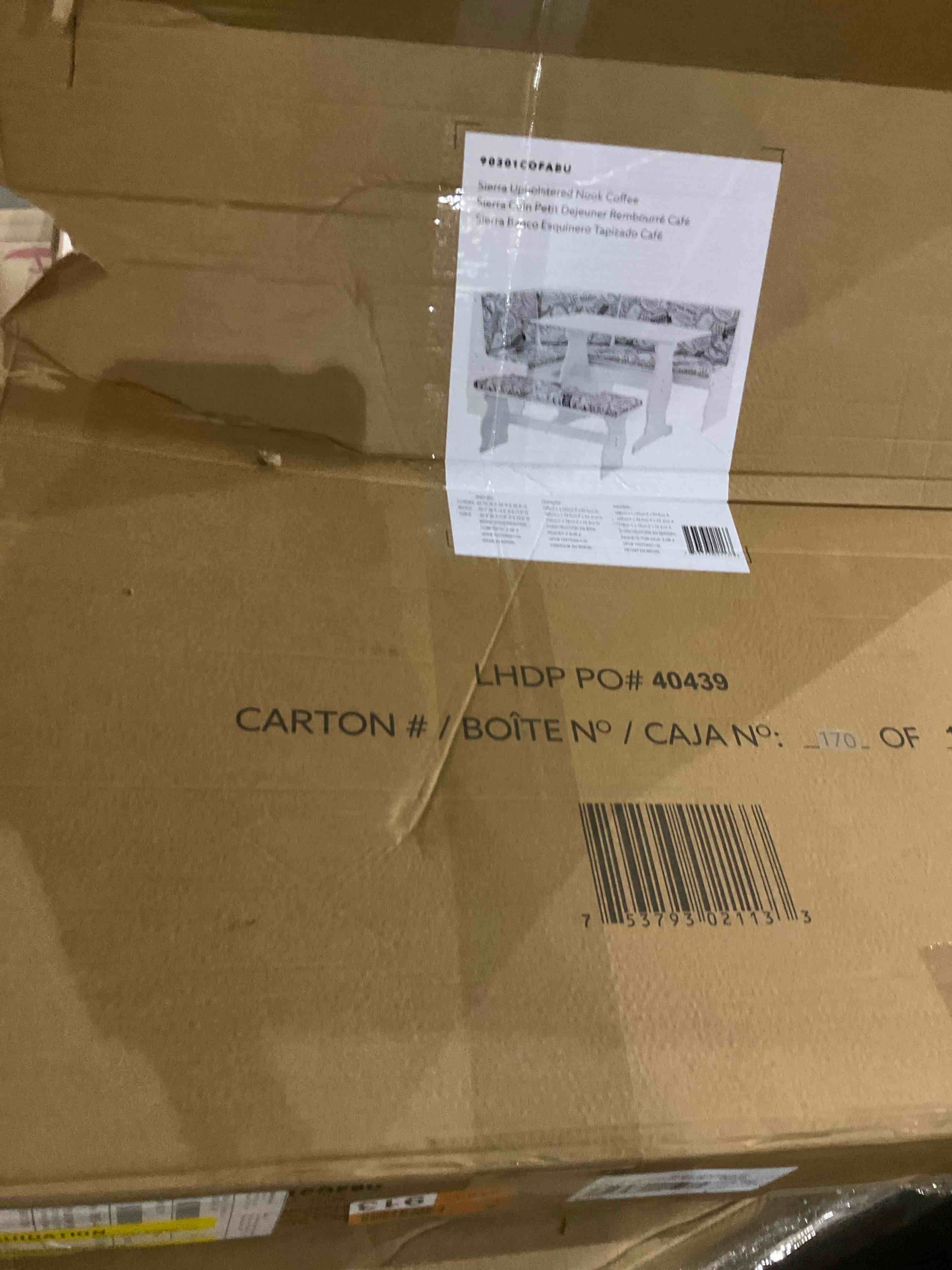 Sasha Coffee Nook Box 2 of 2 incomplete 