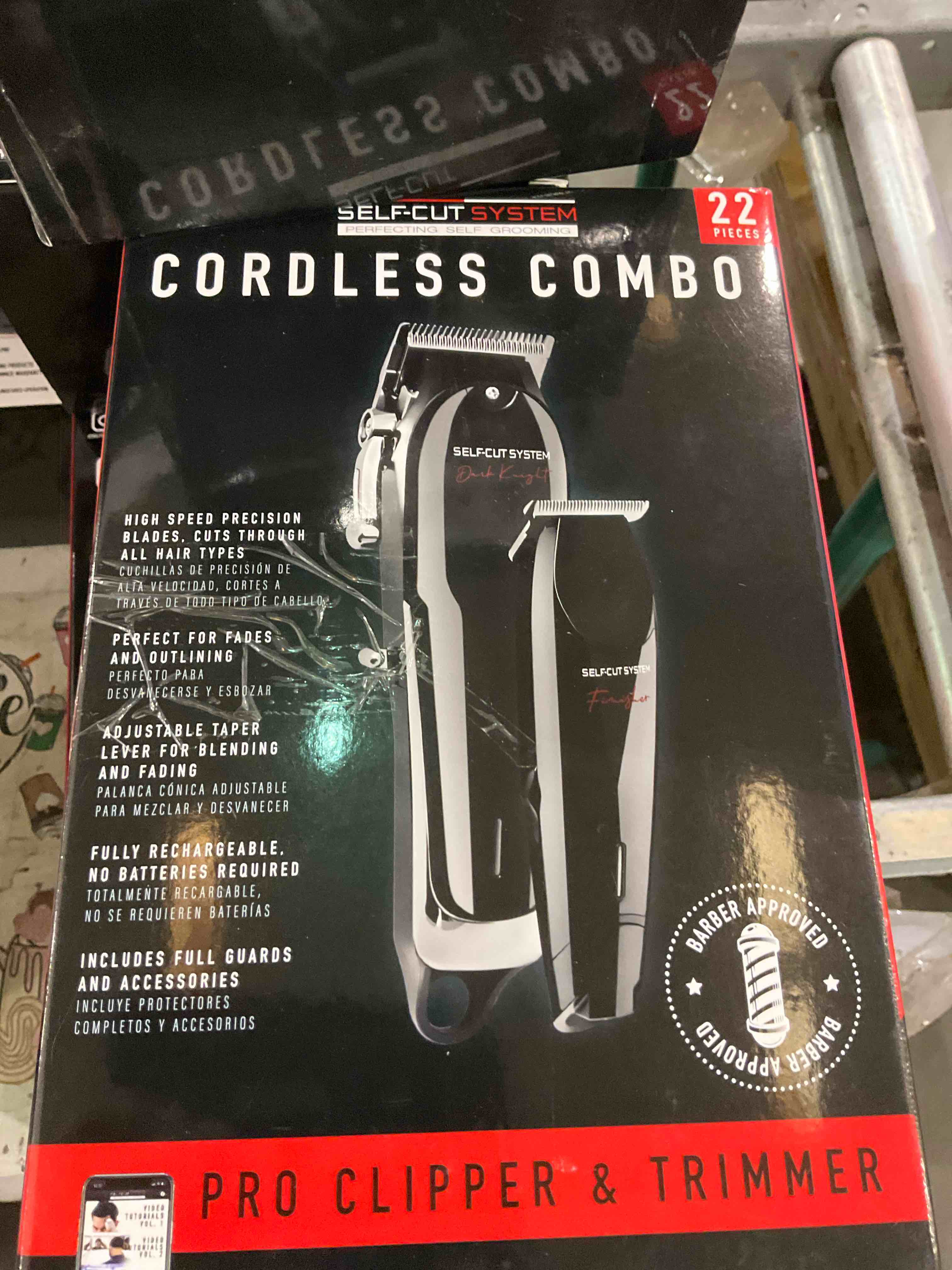 Self-Cut System Cordless Hair Clipper & Hair Trimmer Combo