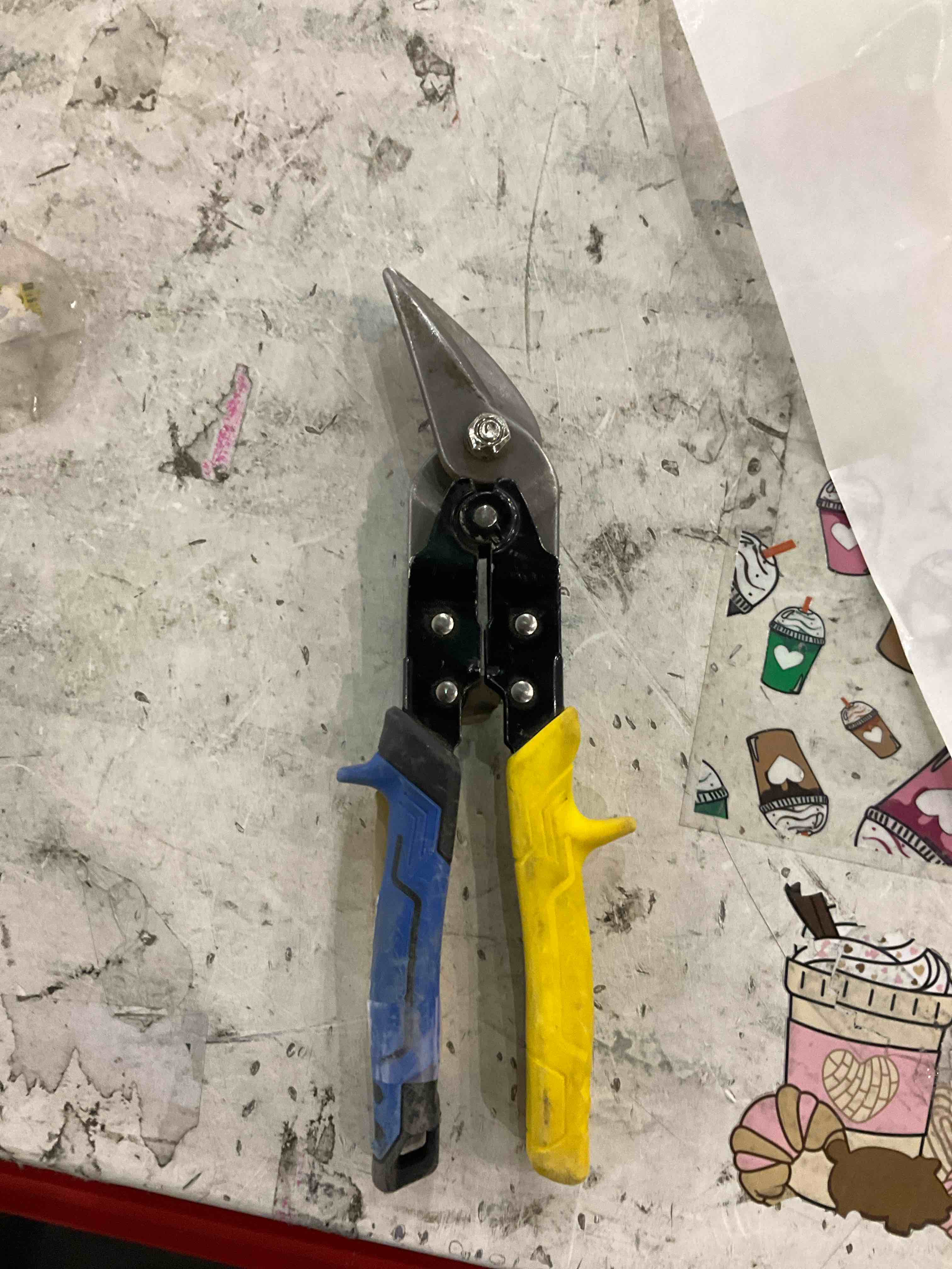 MIDWEST Power Cutters Long Cut Snip - Straight Cut Offset Tin Cutting Shears with Forged Blade & KUSH'N-POWER Comfort Grips - MWT-6516