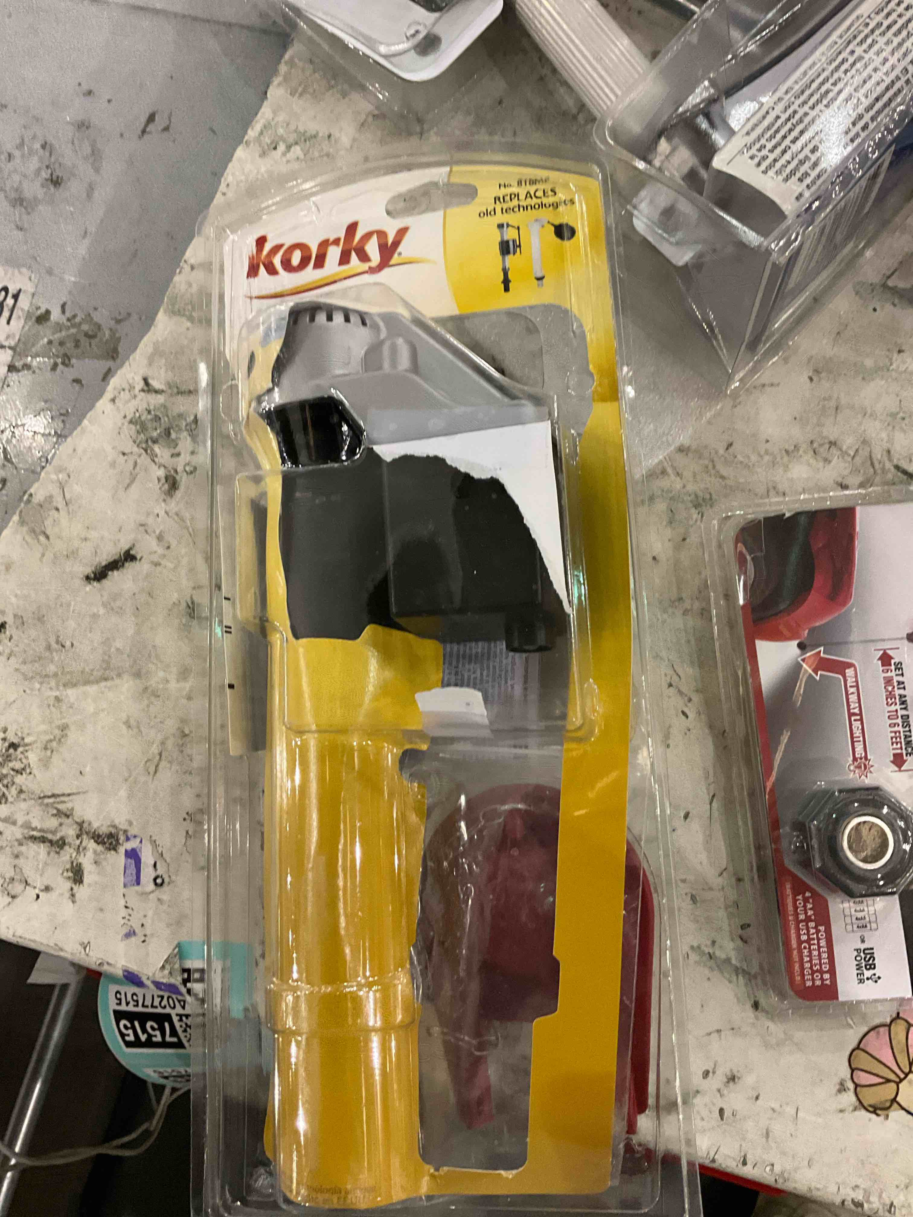 Korky 818MP QuietFILL® Platinum Universal Toilet Fill Valve & 2" Toilet Flapper Kit, Silver