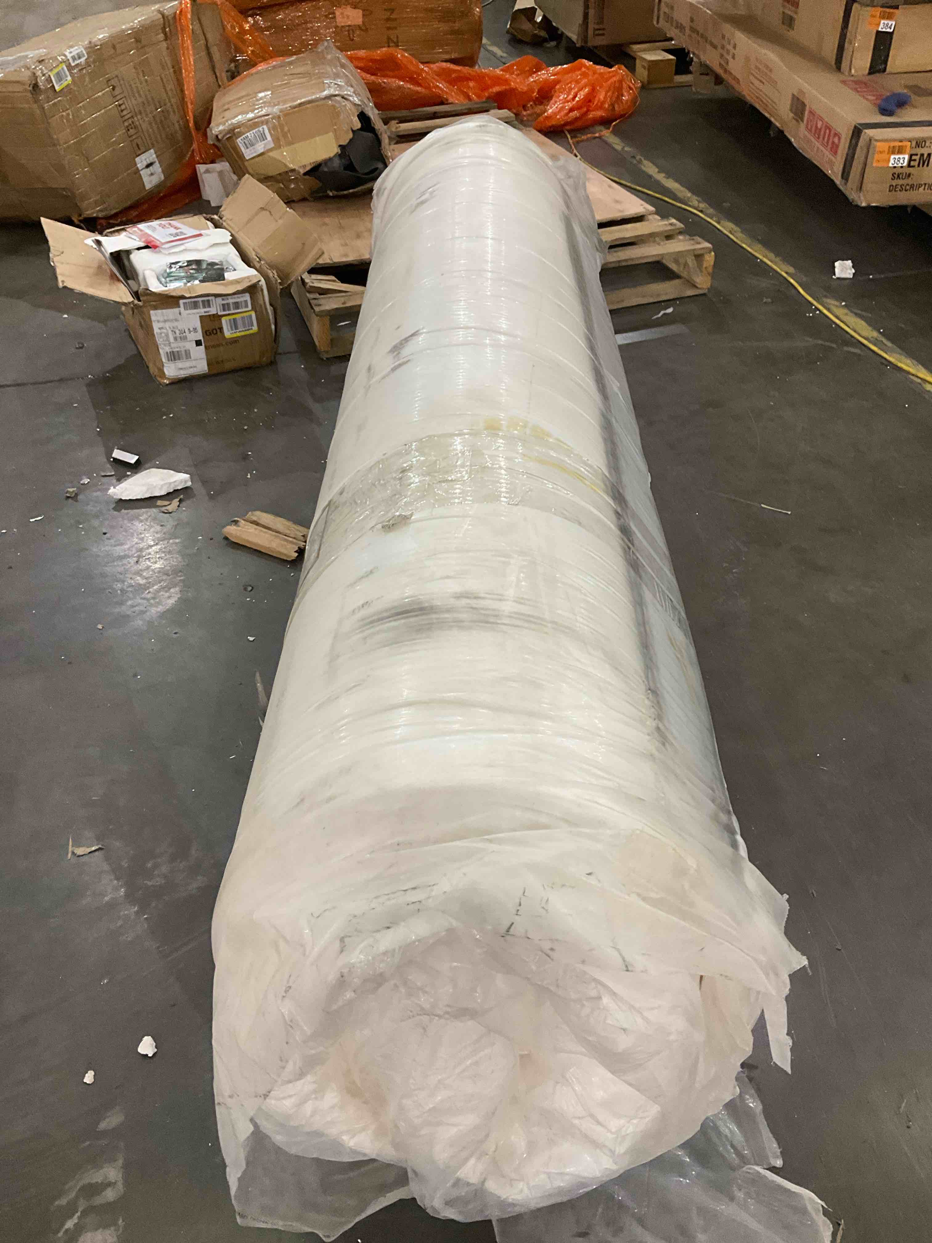 king size mattress  white 