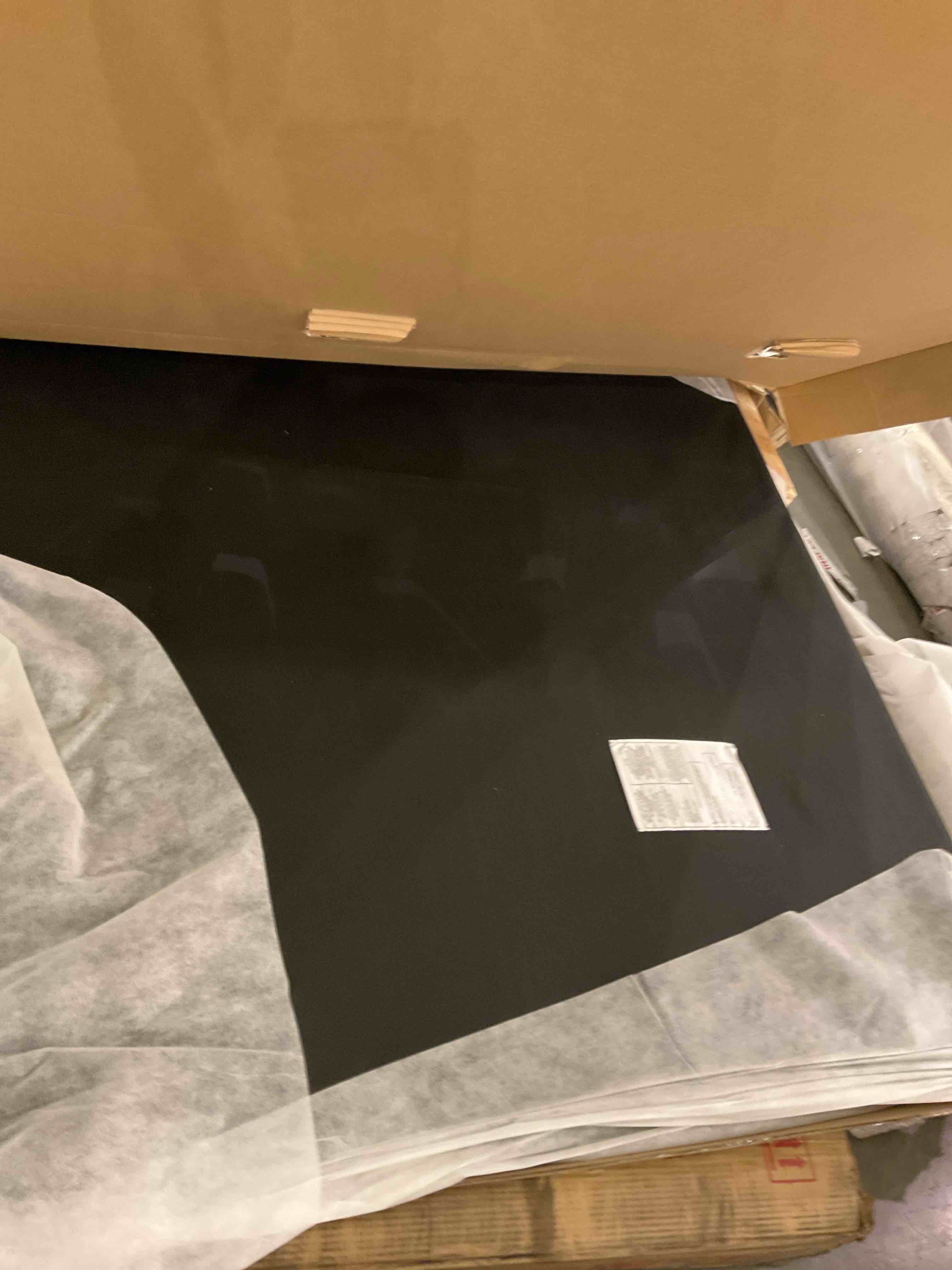 658 king headboard+slats color black