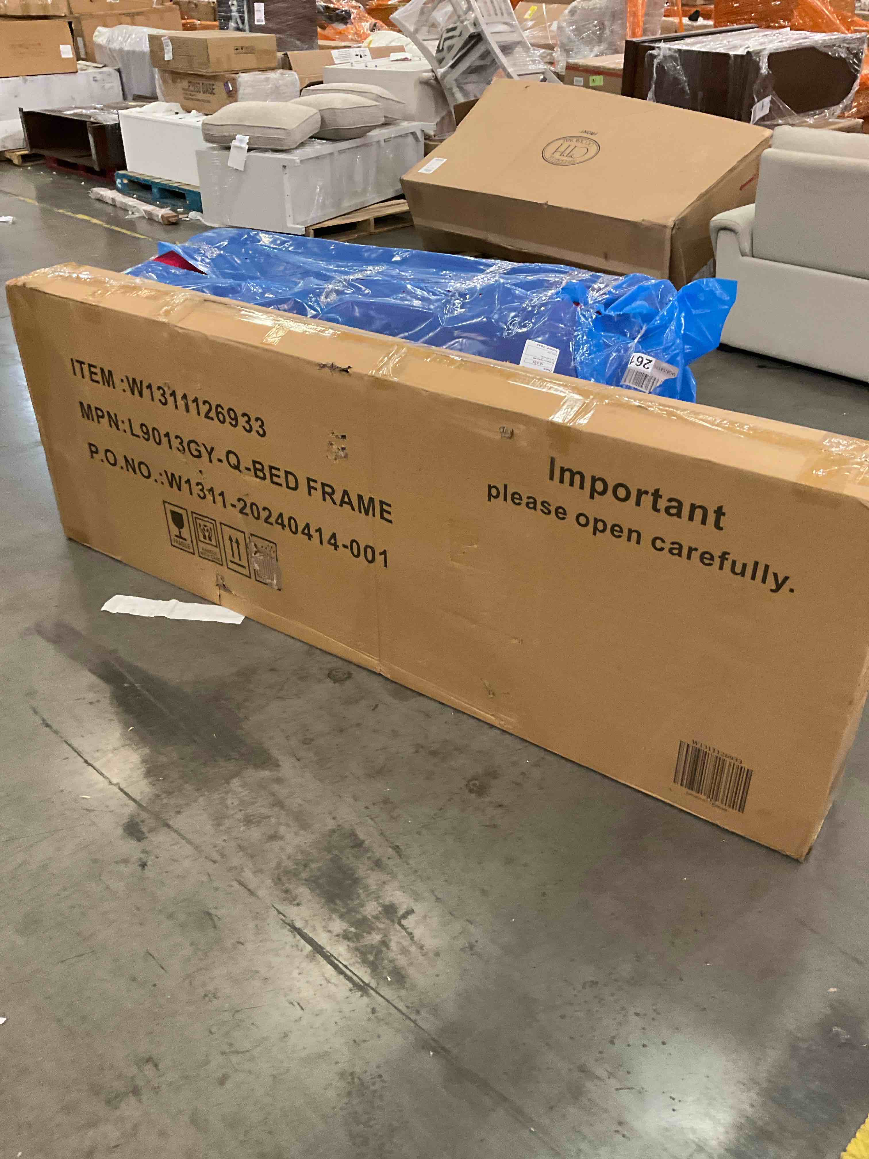 futuristic smart upholstered sleigh