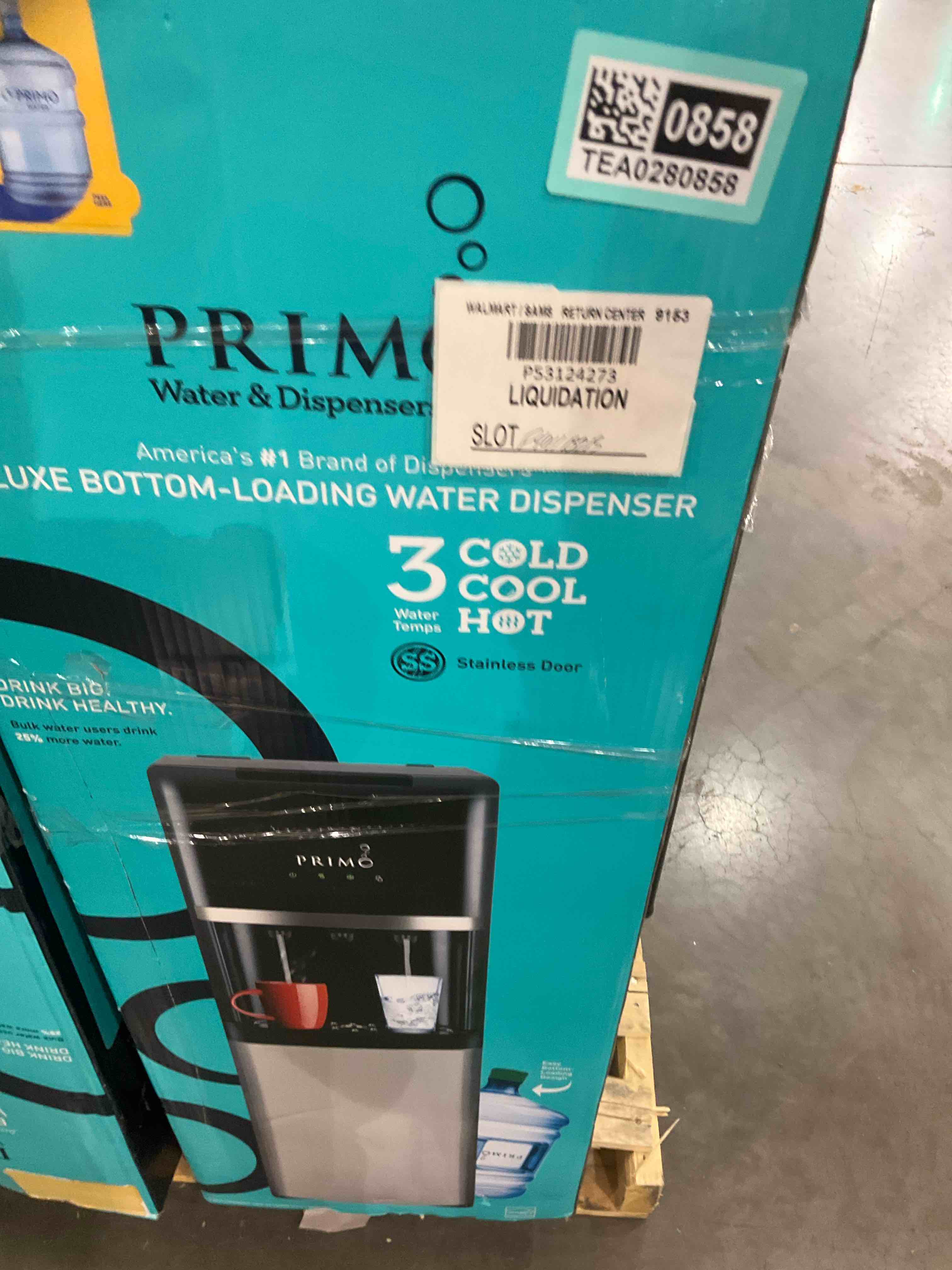 primo deluxe bottom loading water dispenser