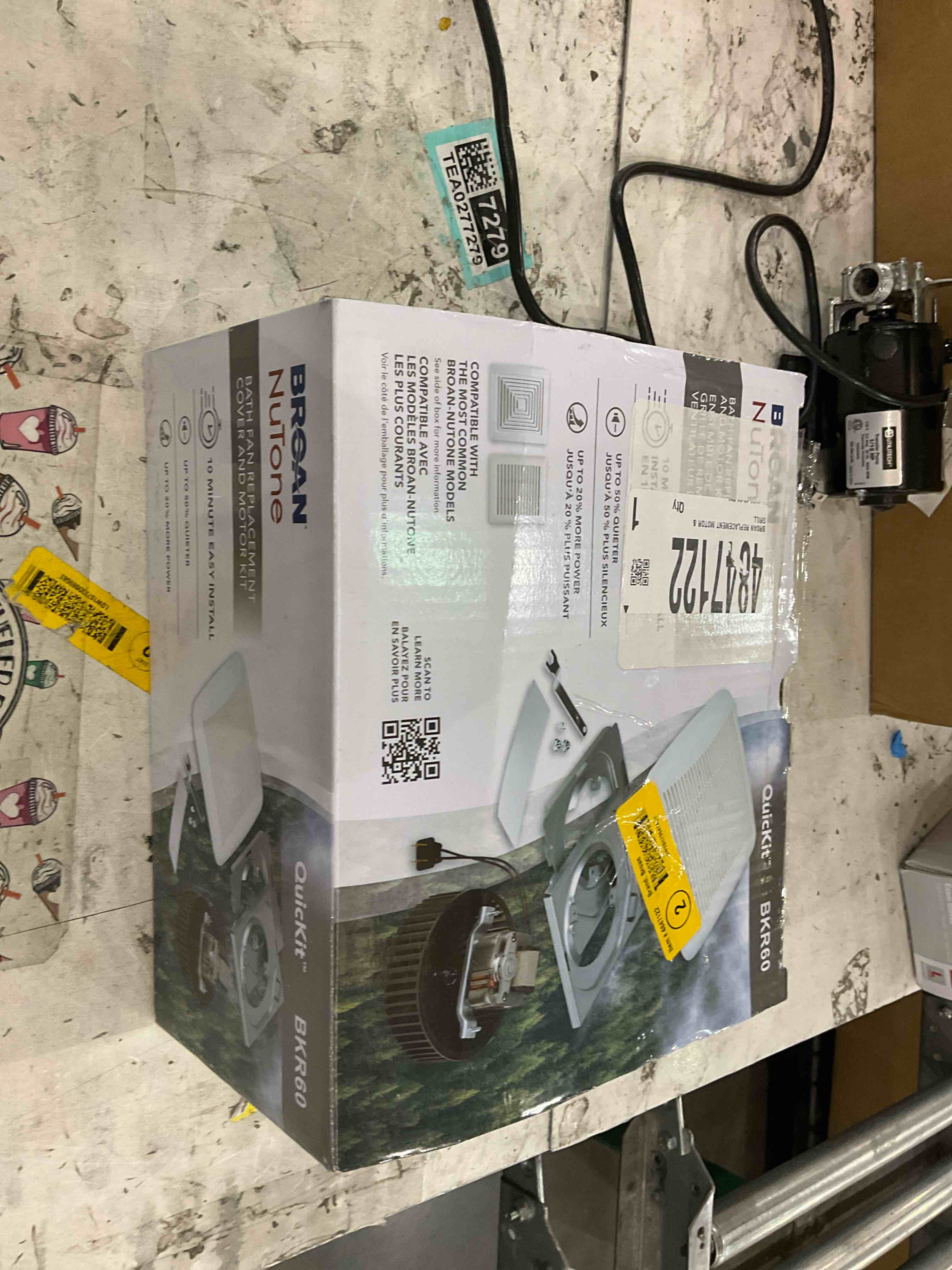 Bath fam cover and motor kit