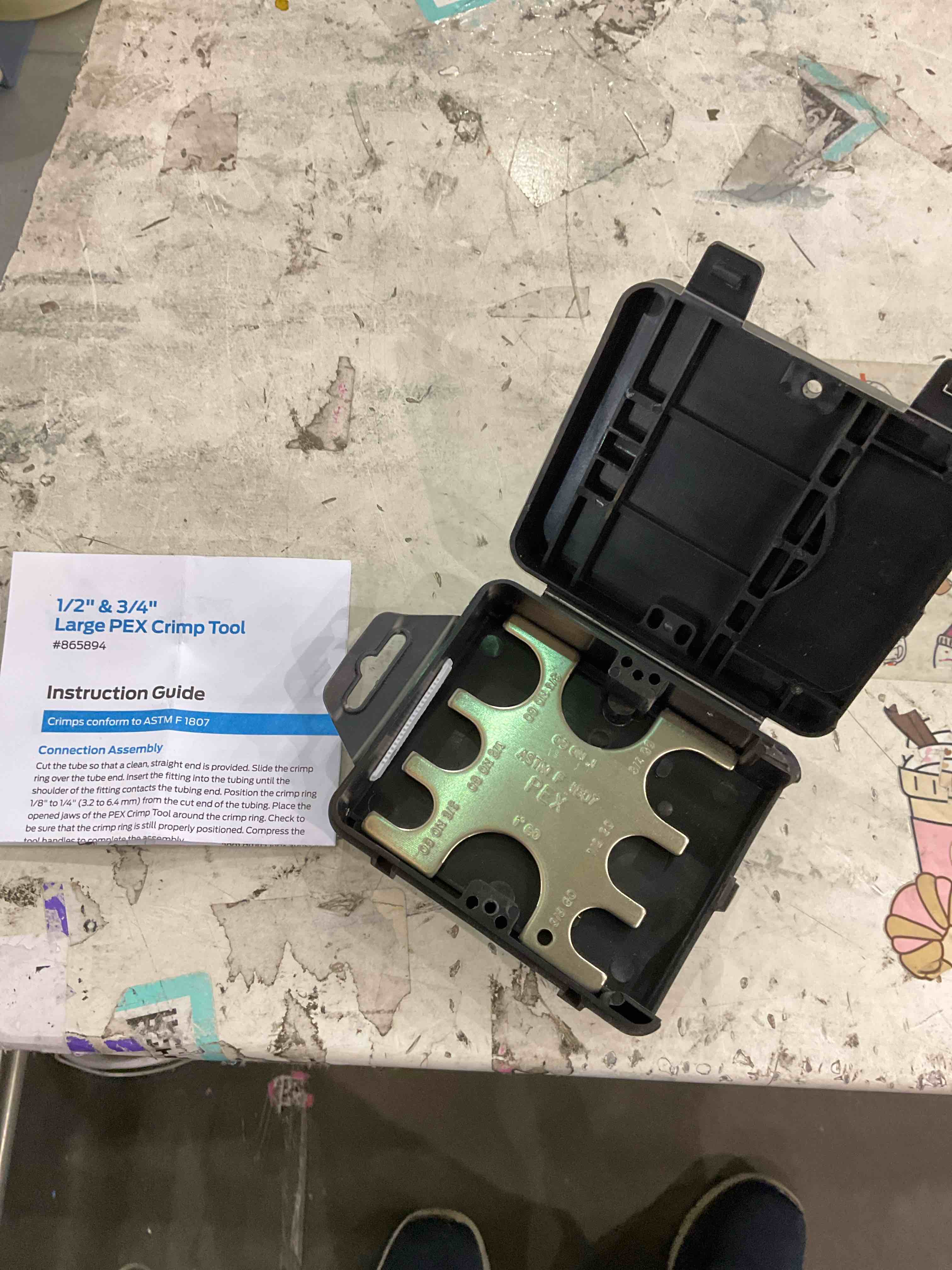 Crimp tool large pex