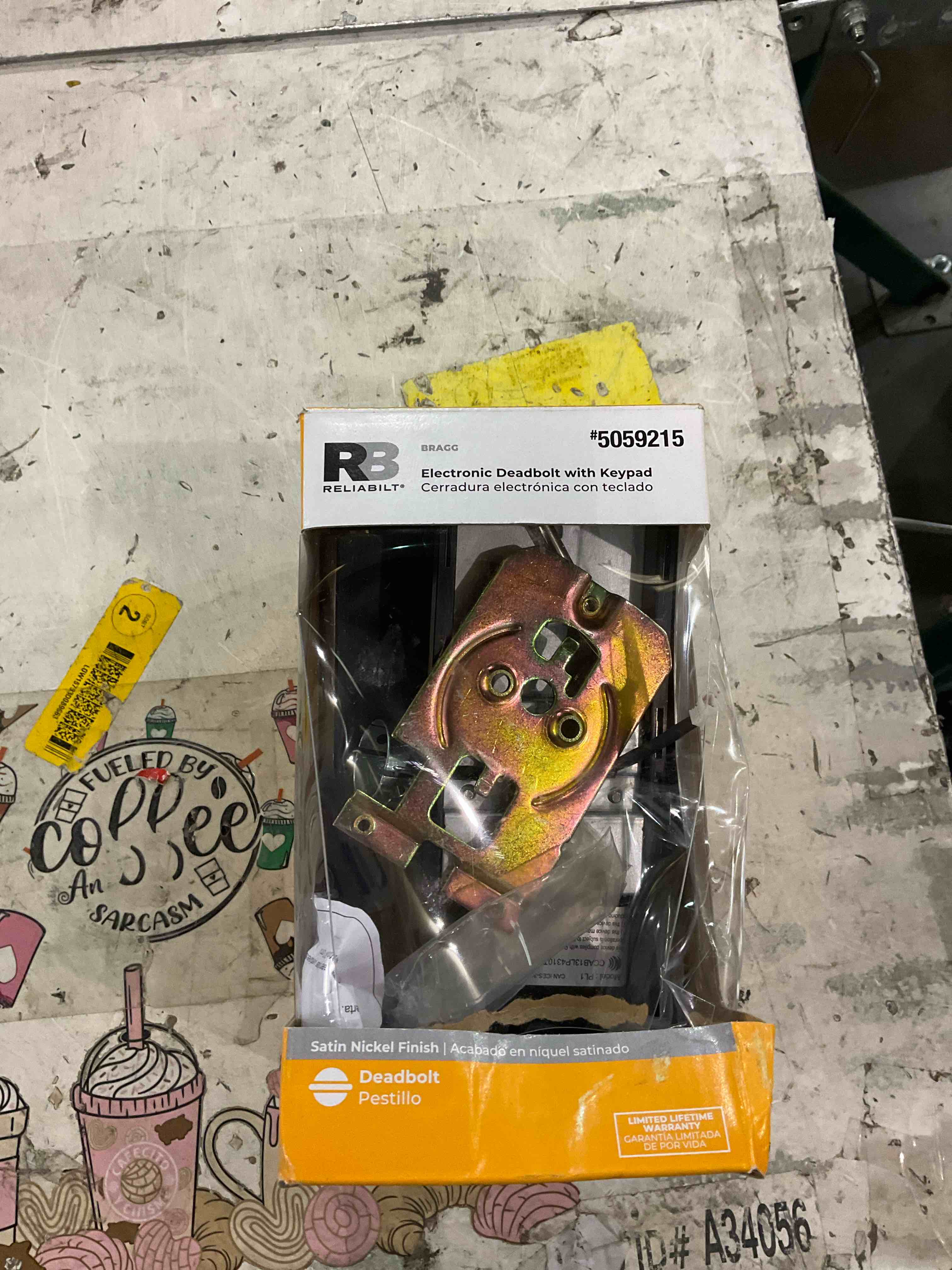 Electronic deadbolt with keypad