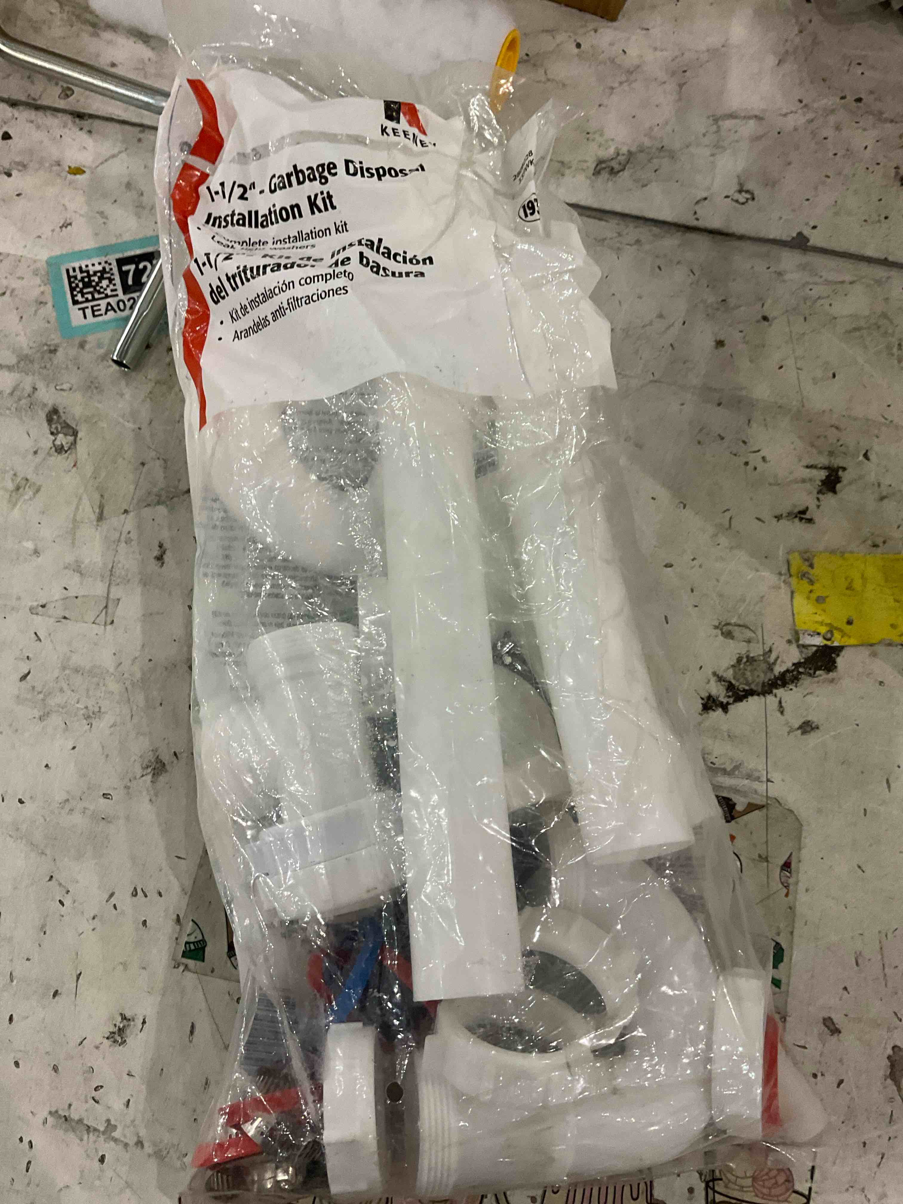 Garbage disposal installation kit