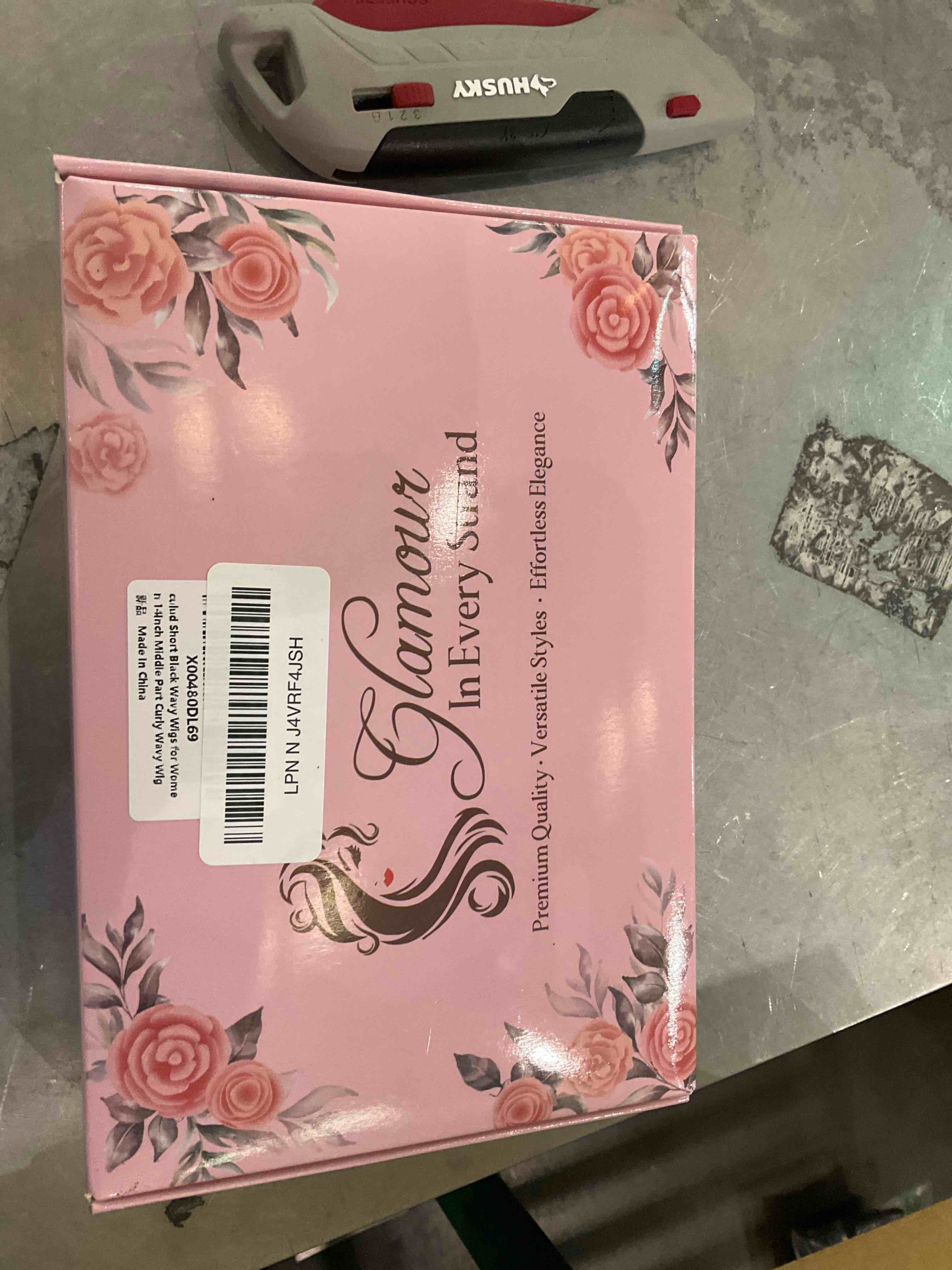 Culid Short Black Wavy Wigs For Women