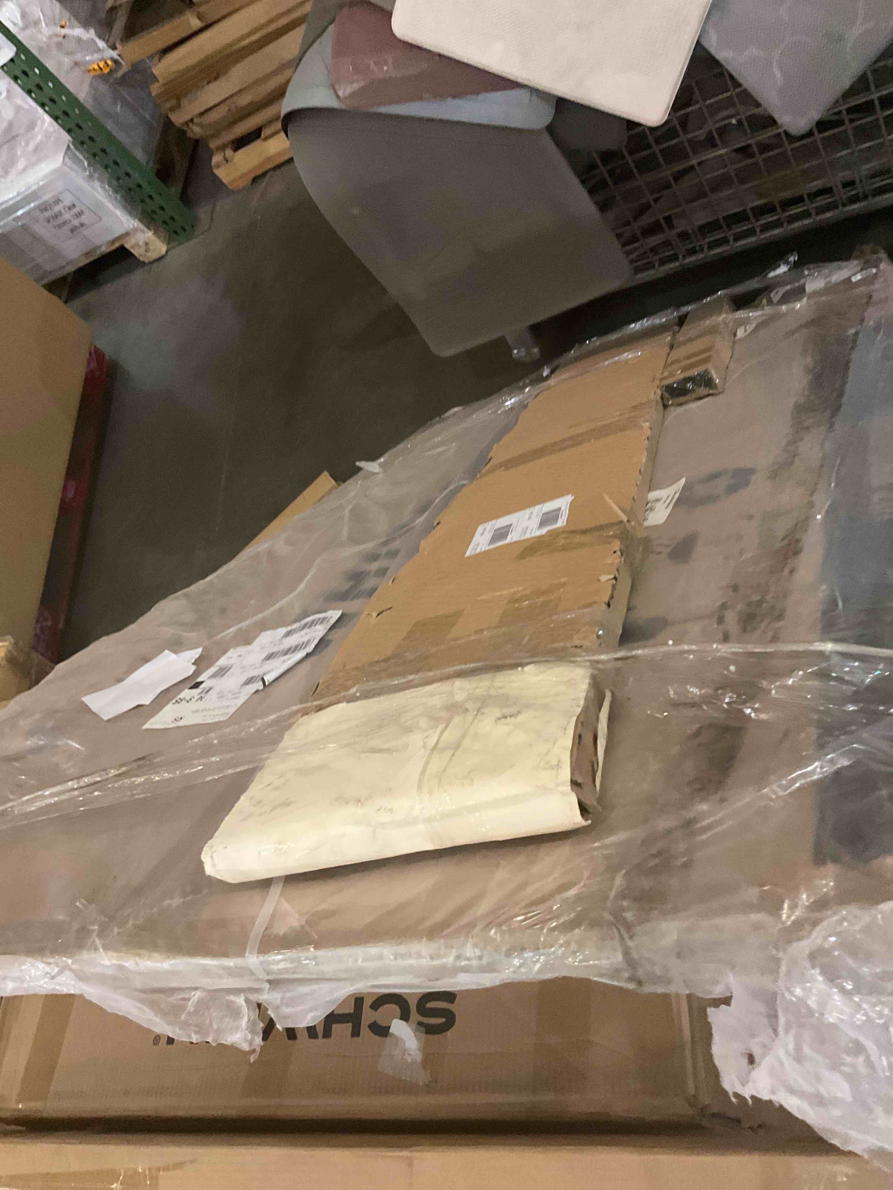 VIZ-PRO Double-Sided Magnetic Mobile Whiteboard,72 x 40 Inches Aluminium Frame and Stand Silver 72 x 40 Inches