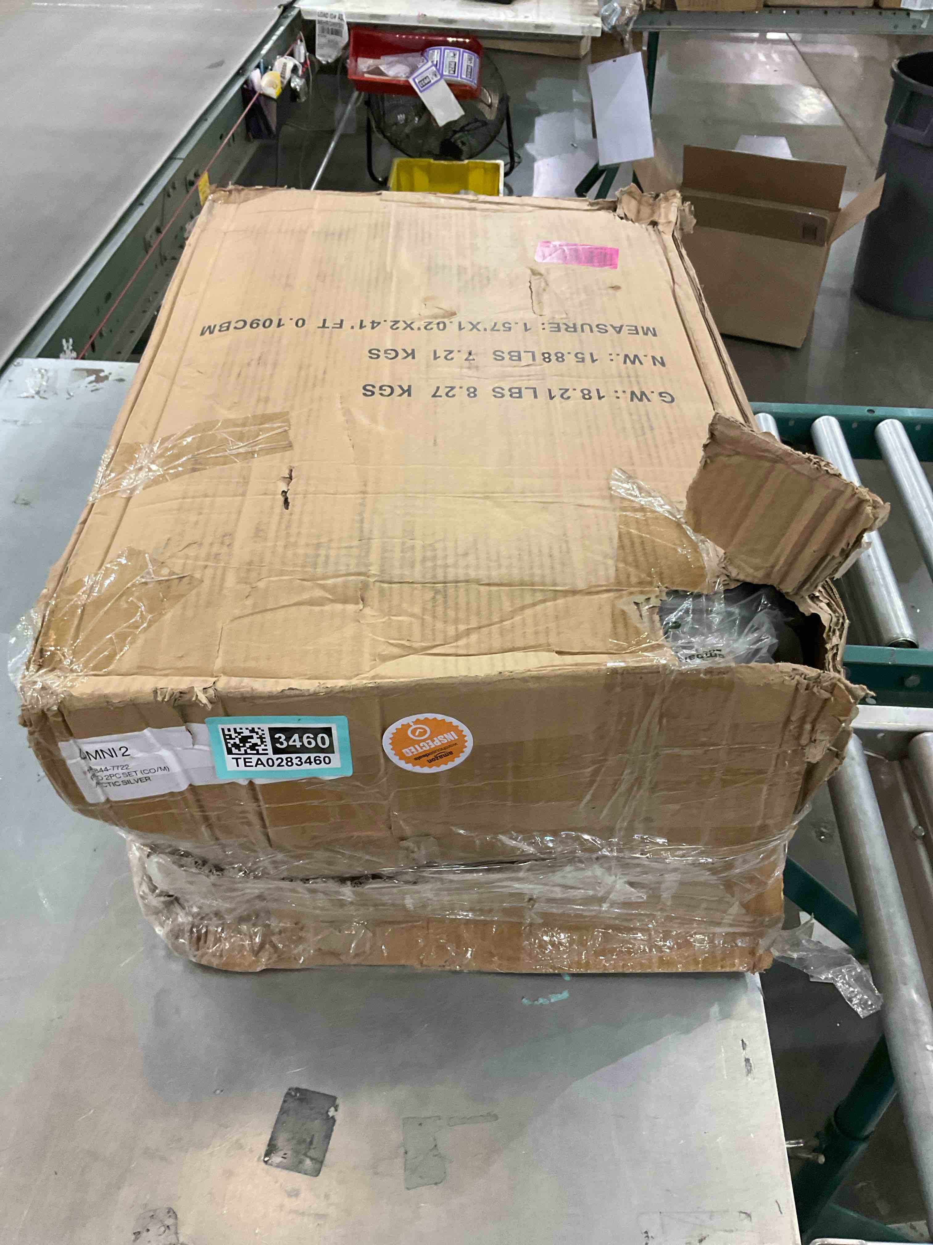 Samsonite Omni 2 PRO Hardside Expandable Luggage with Spinners | Arctic Silver | 2PC SET (Carry-on/Medium)