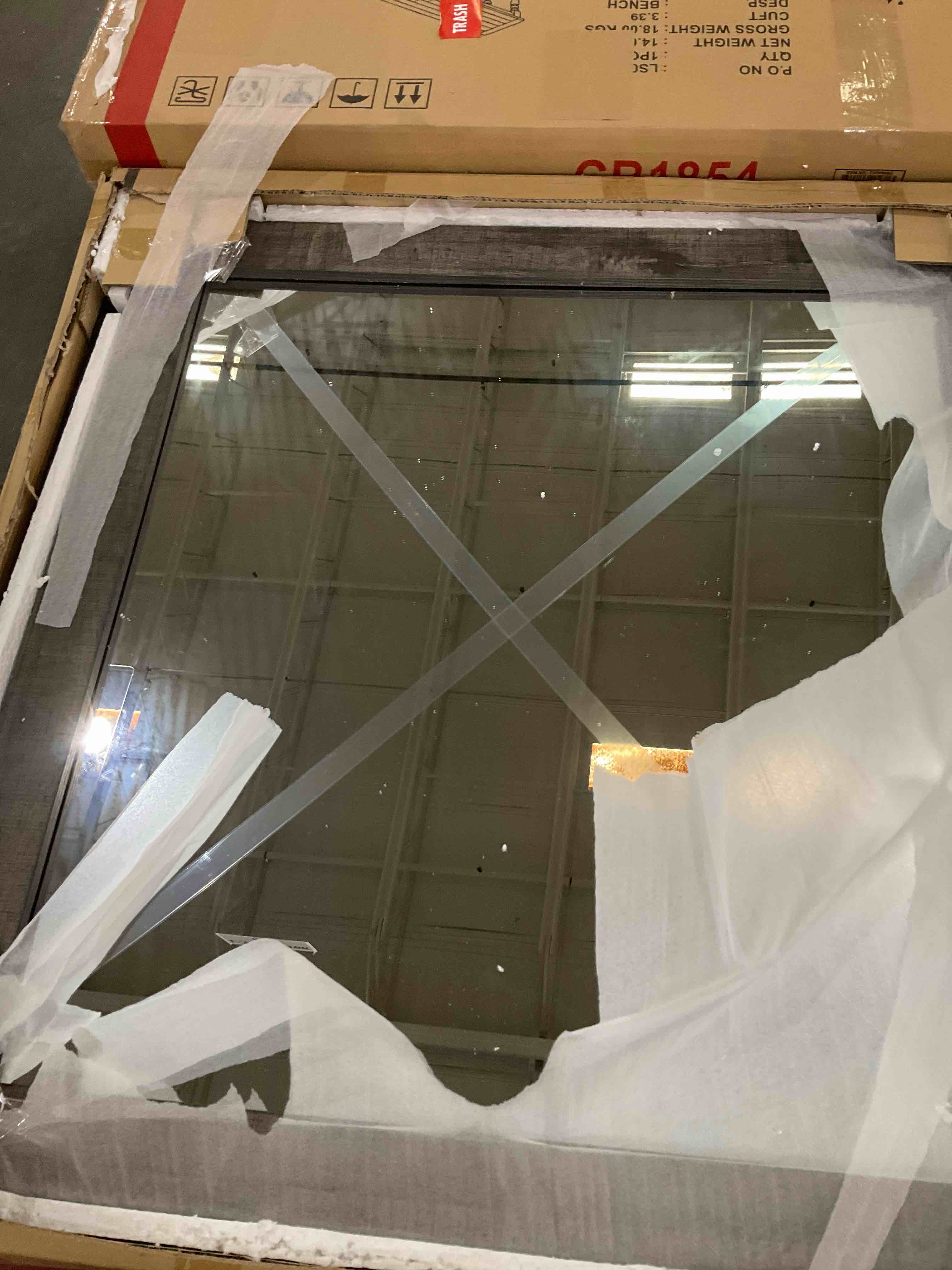 Wooden Framed Mirror,