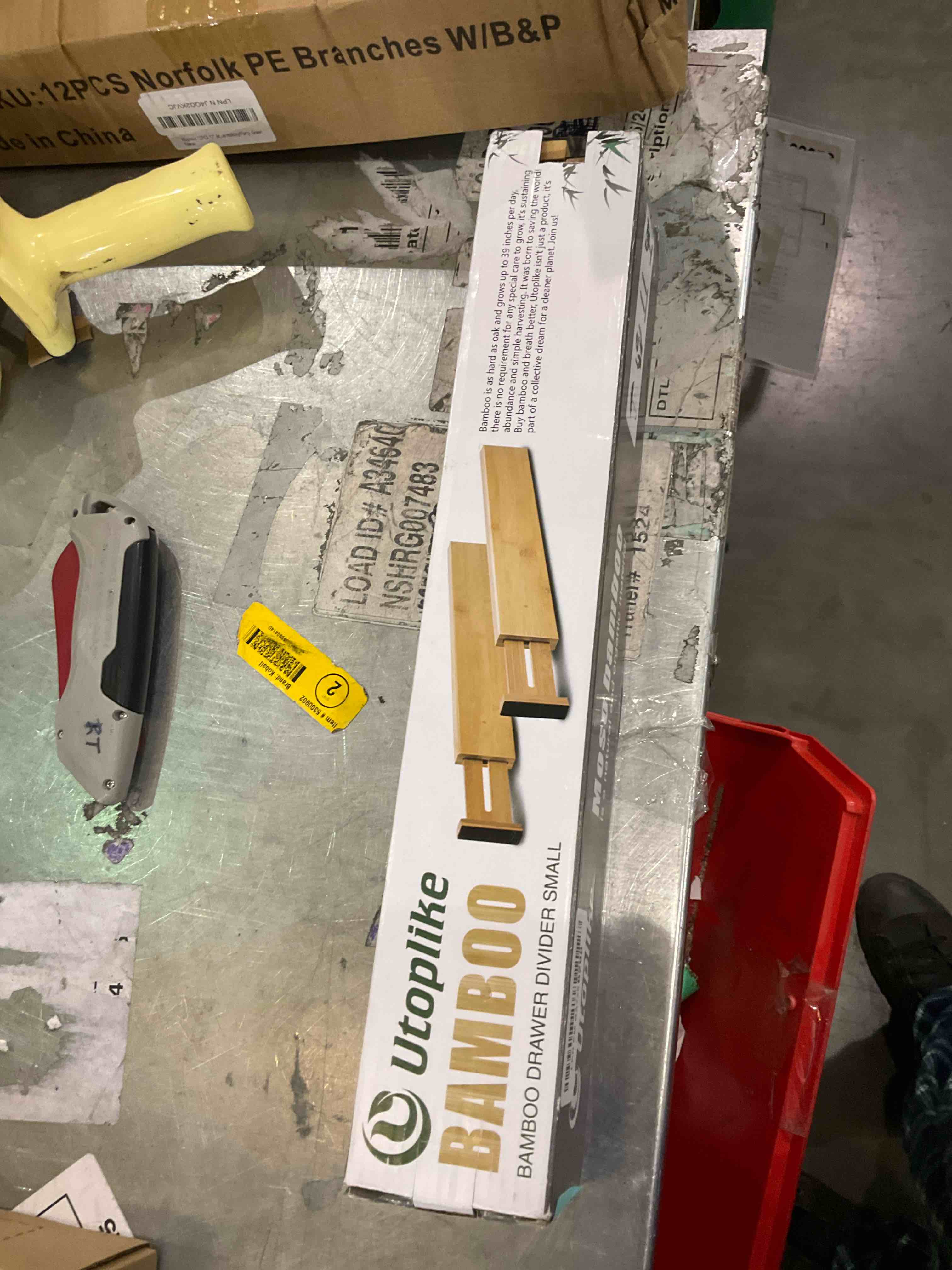 bamboo drawer divider small