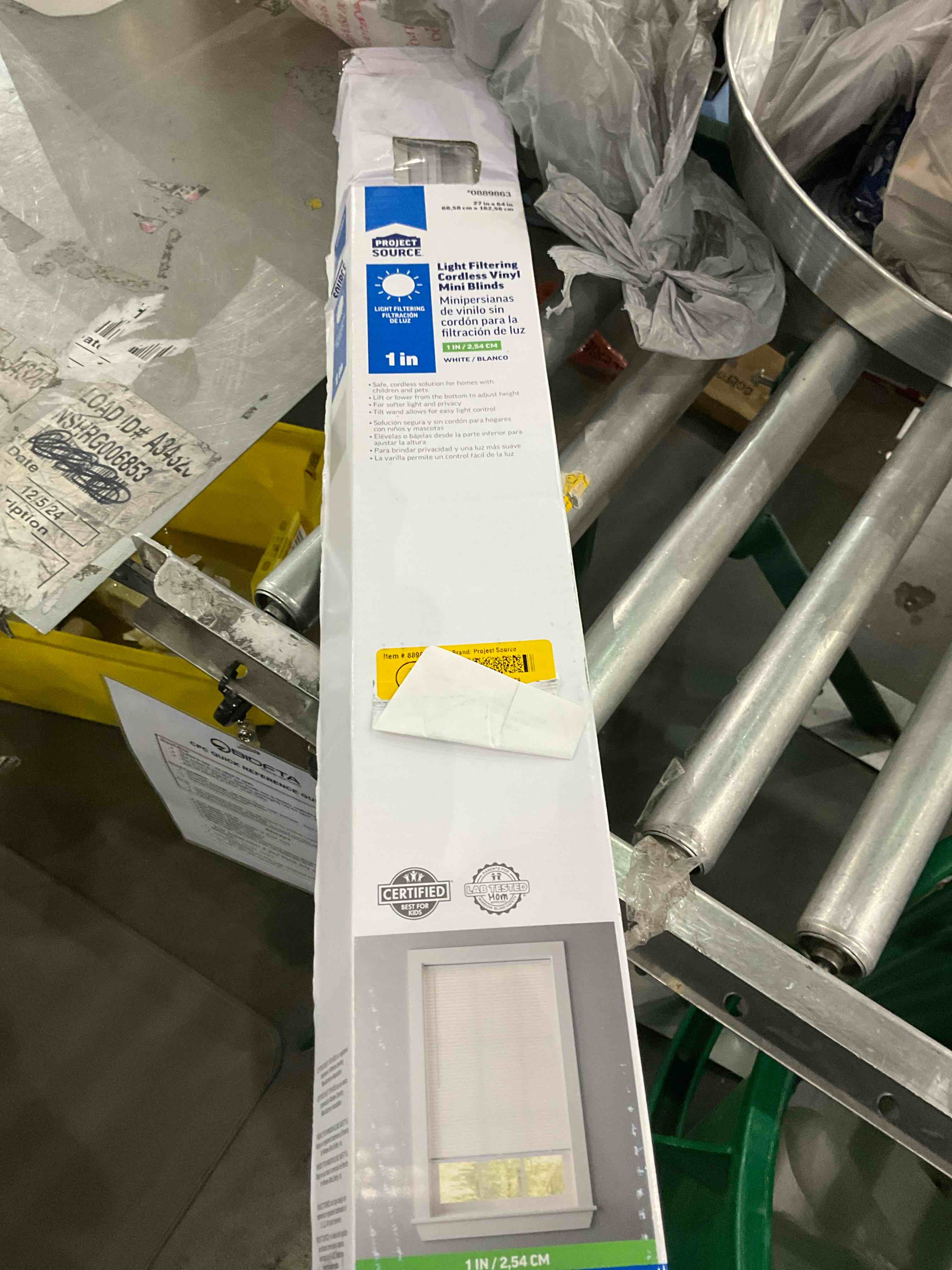 window blind 27”x64”