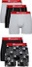 Champion Men's Boxer Briefs Pack, Lightweight Stretch, Moisture Wicking, Odor Control, 5-Pack, Black/Grey-5 Pack