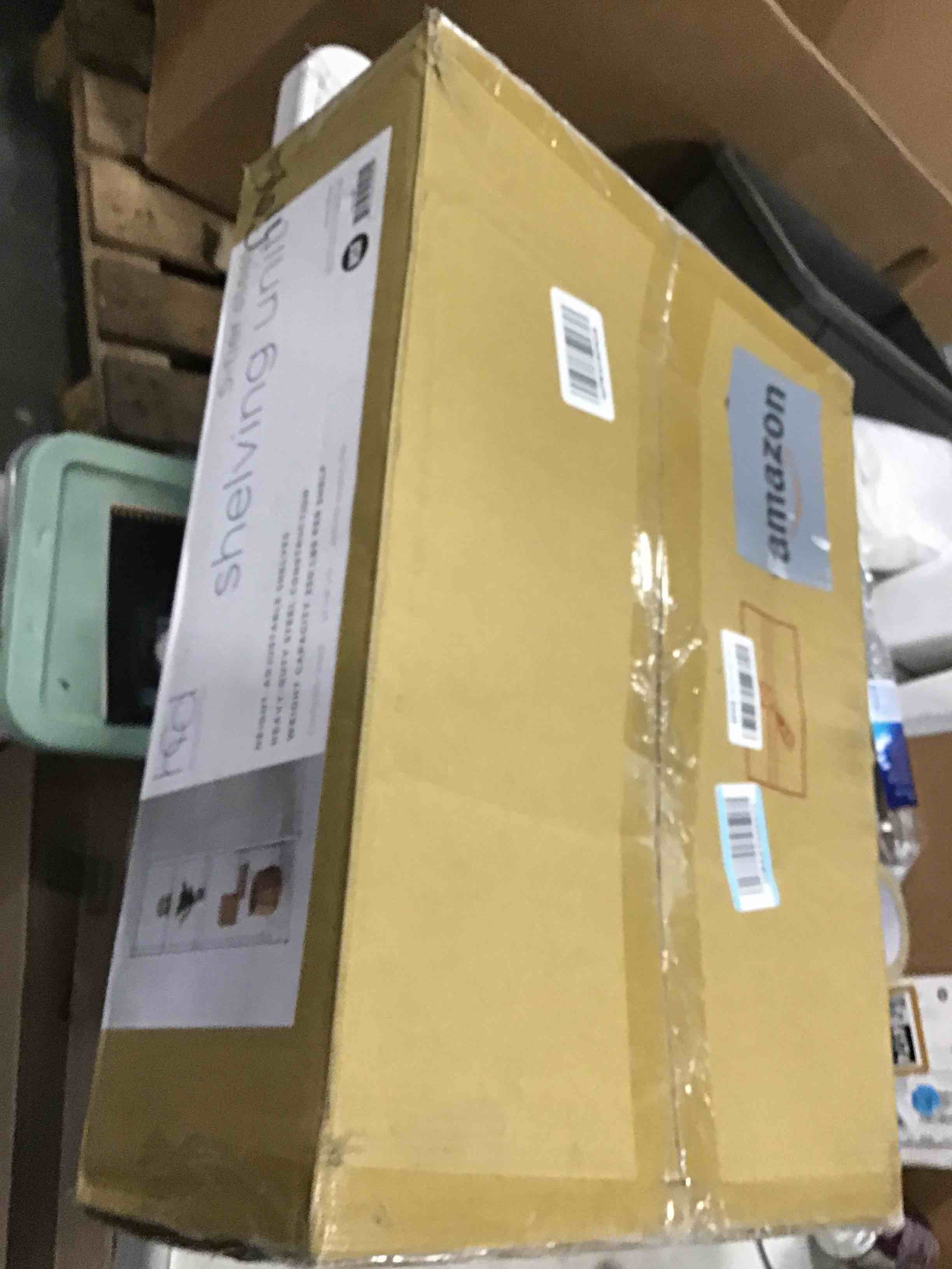 HoneyCanDo SHF01055 5tier white shelving unit, 250 lbs