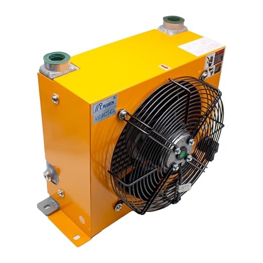 Hydraulic Air Cooler Air Cooled Oil Radiator AF Series Plate-Fin Hydraulic Aluminum Oil Coolers 100L/MIN AH1012T-CA (DC 12V)