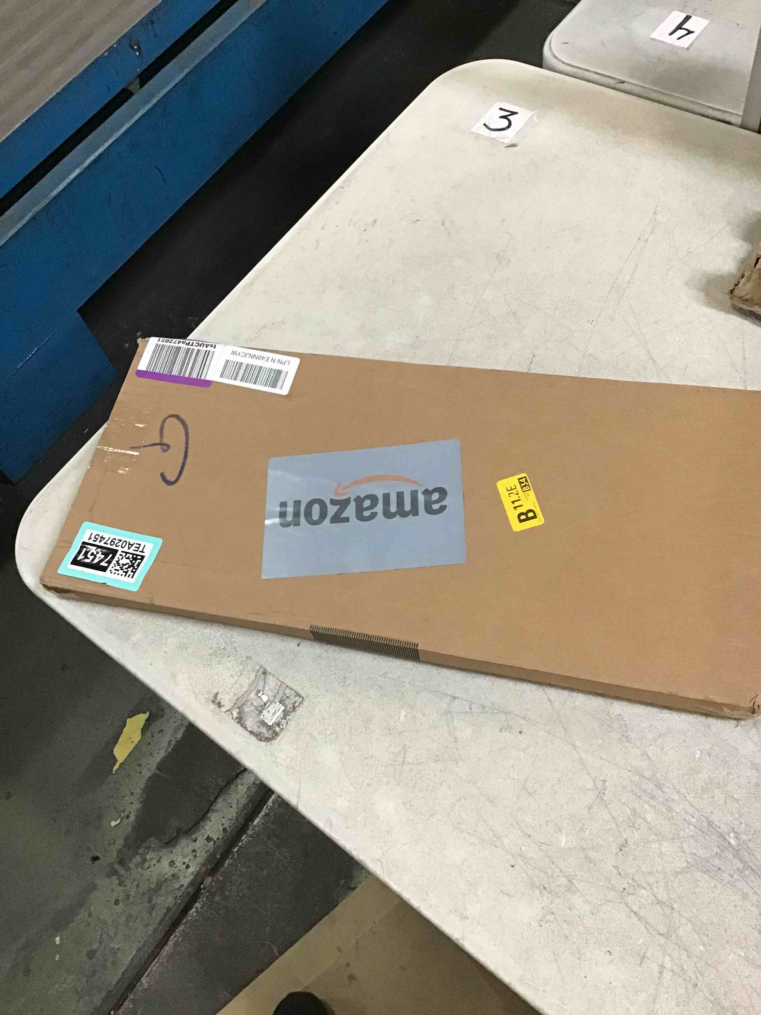 Americanflat 8x20 Picture Frame in Black Thin Border Photo Frame with