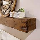 Distressed Fireplace Mantel, Rustic