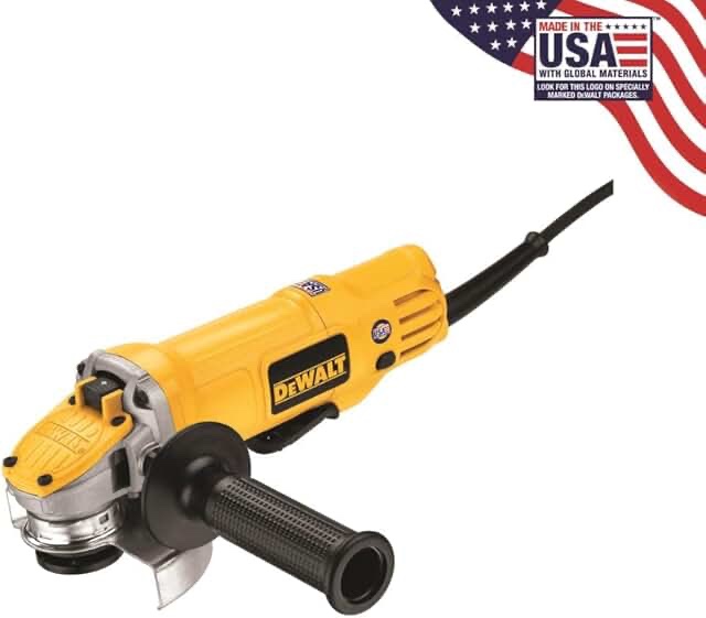 DEWALT 4-1/2-in 9 Amps Paddle Switch Corded Angle Grinder